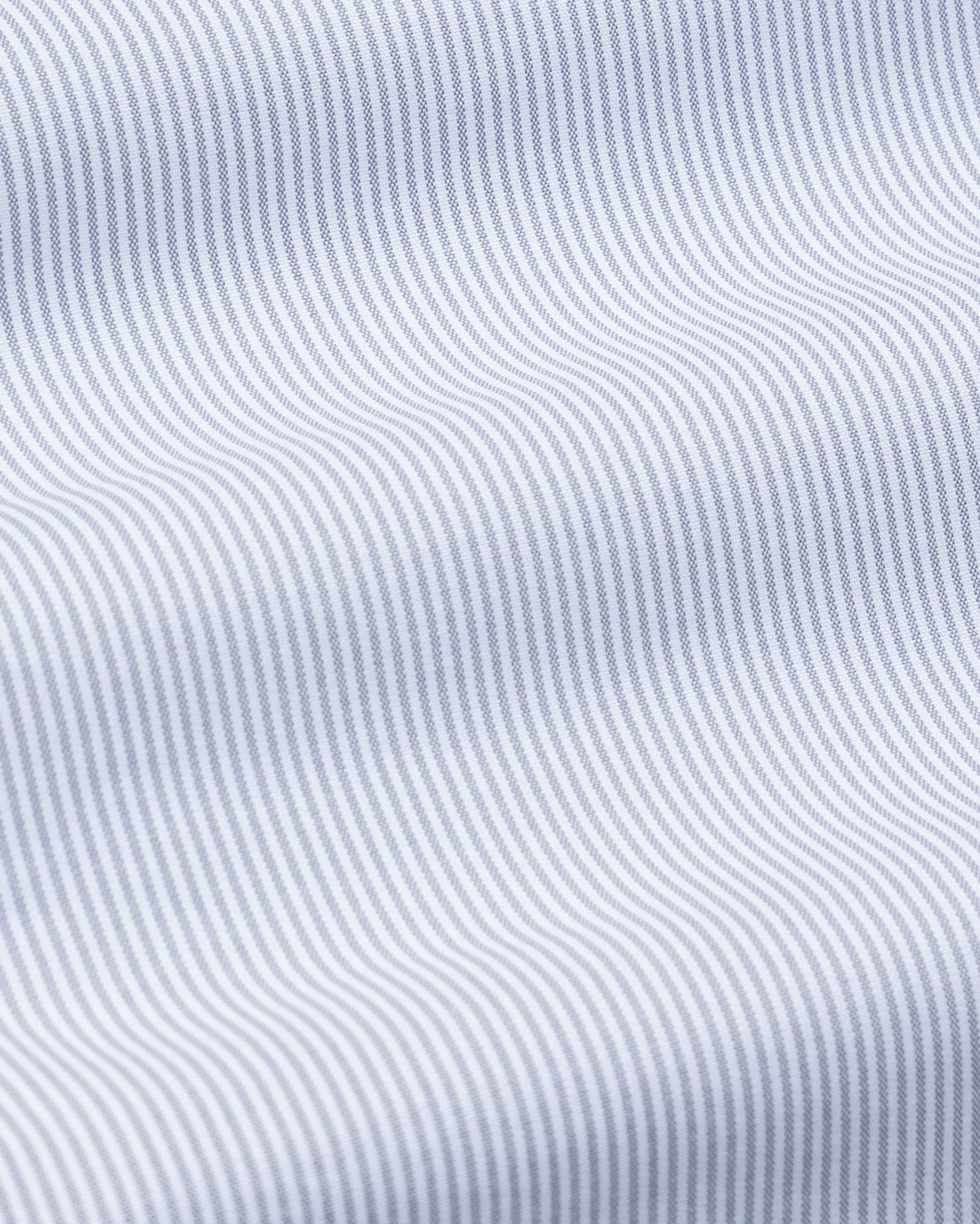 Zanrix Silver Stripe Button Down Oxford Cotton Shirt