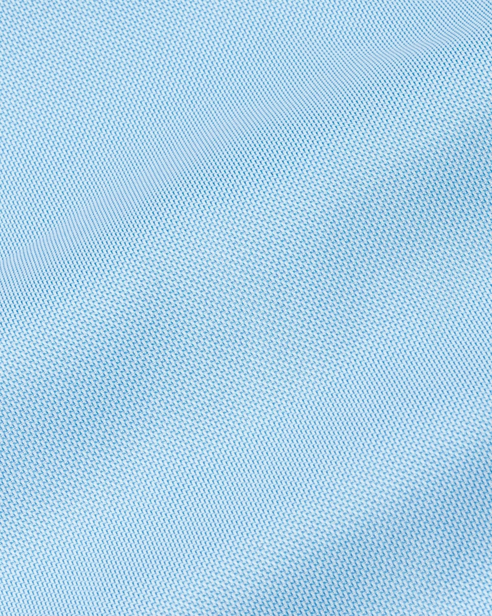 Marcell Sky Blue Textured Cutaway Cotton Shirt