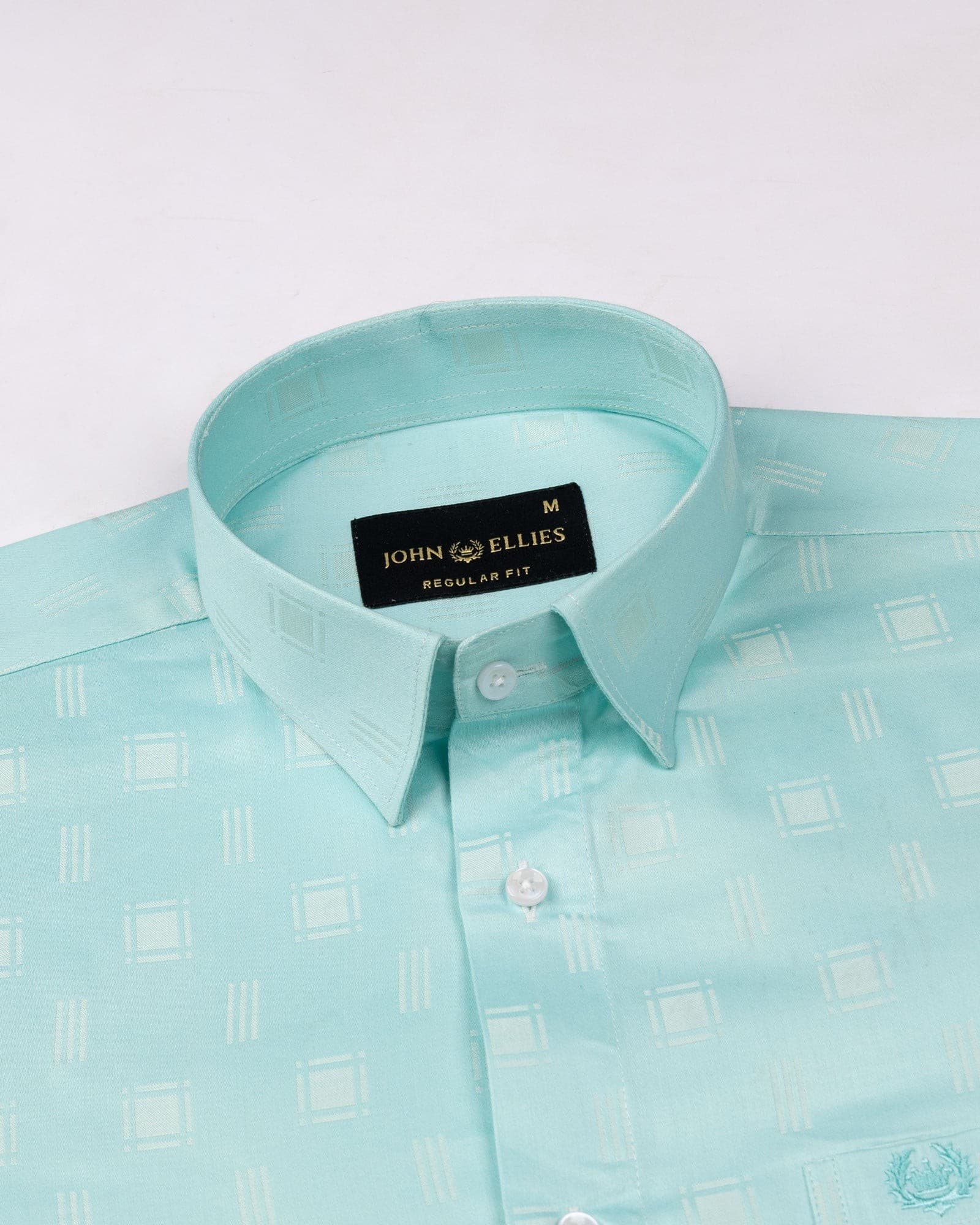 Agnes Lime Textured Cotton Shirt