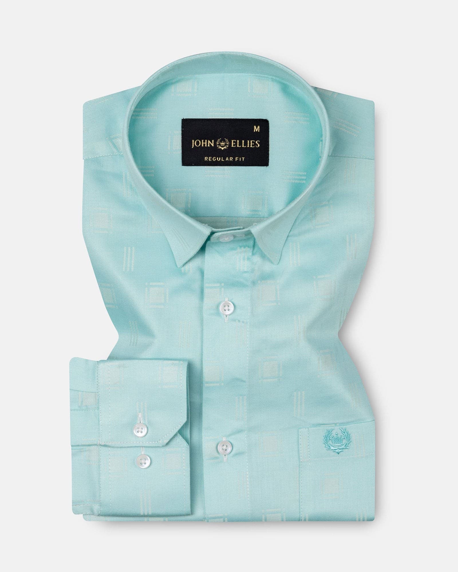 Agnes Lime Textured Cotton Shirt