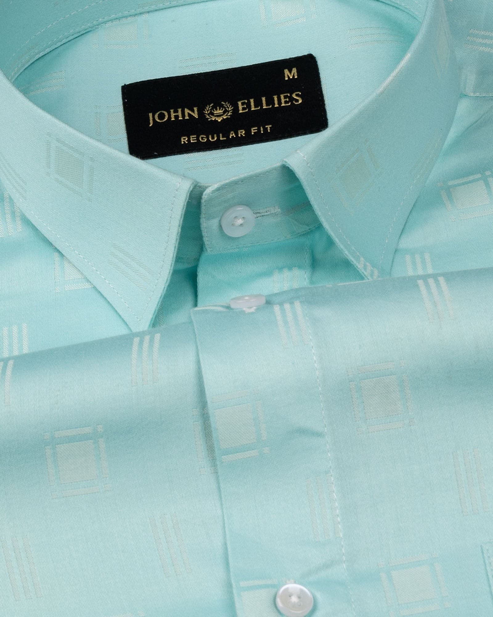 Agnes Lime Textured Cotton Shirt
