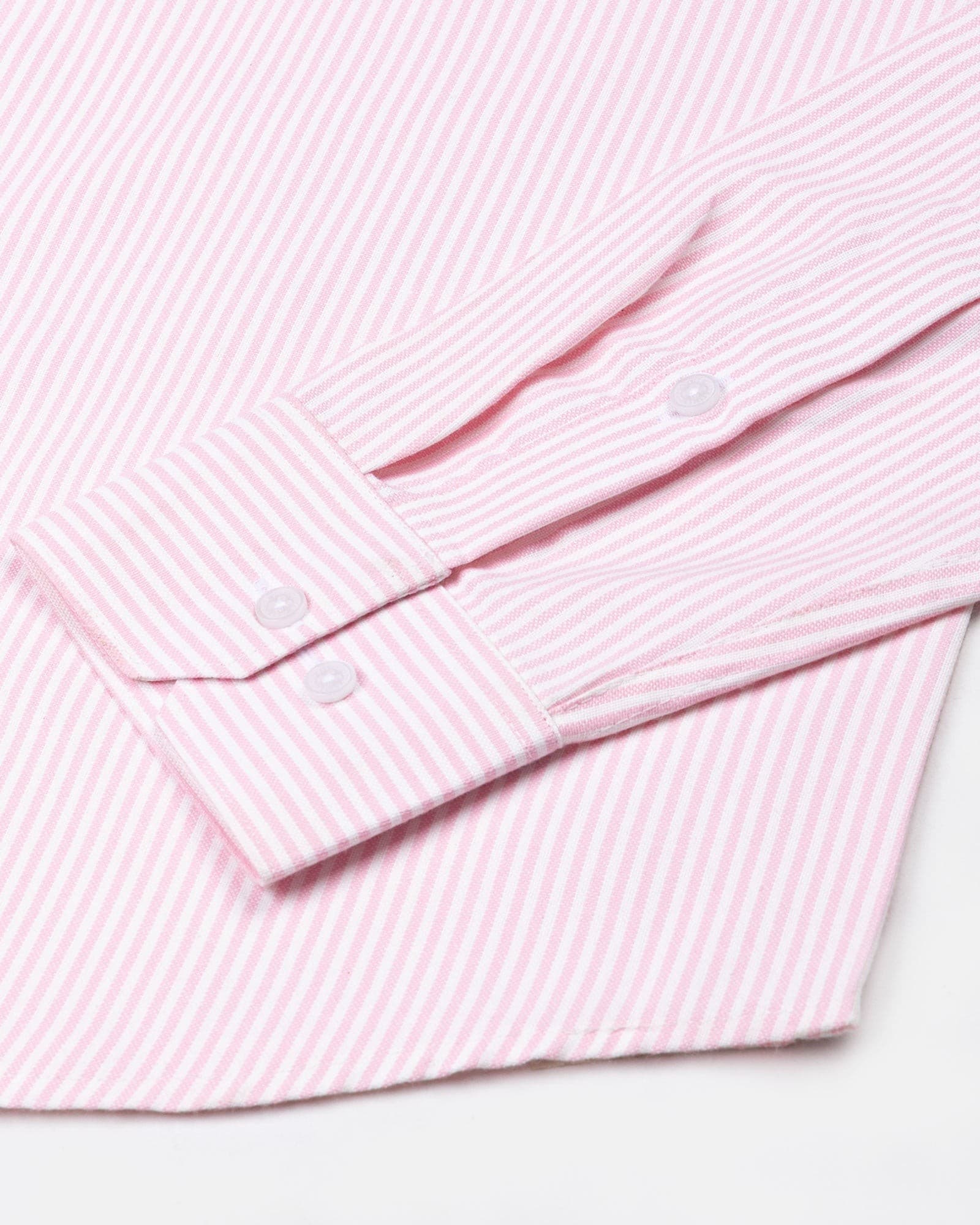 Axels Pink Stripes Oxford Cotton Shirt