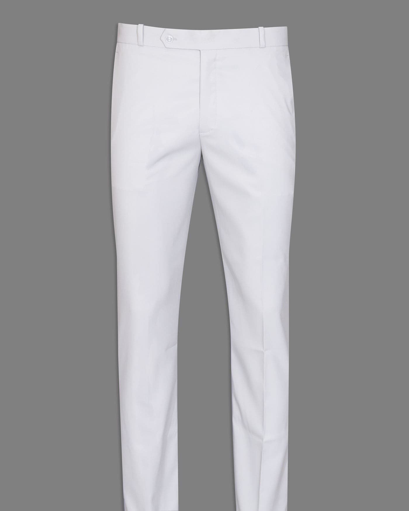 Manatee White Silver Normal Fit Pant For Men