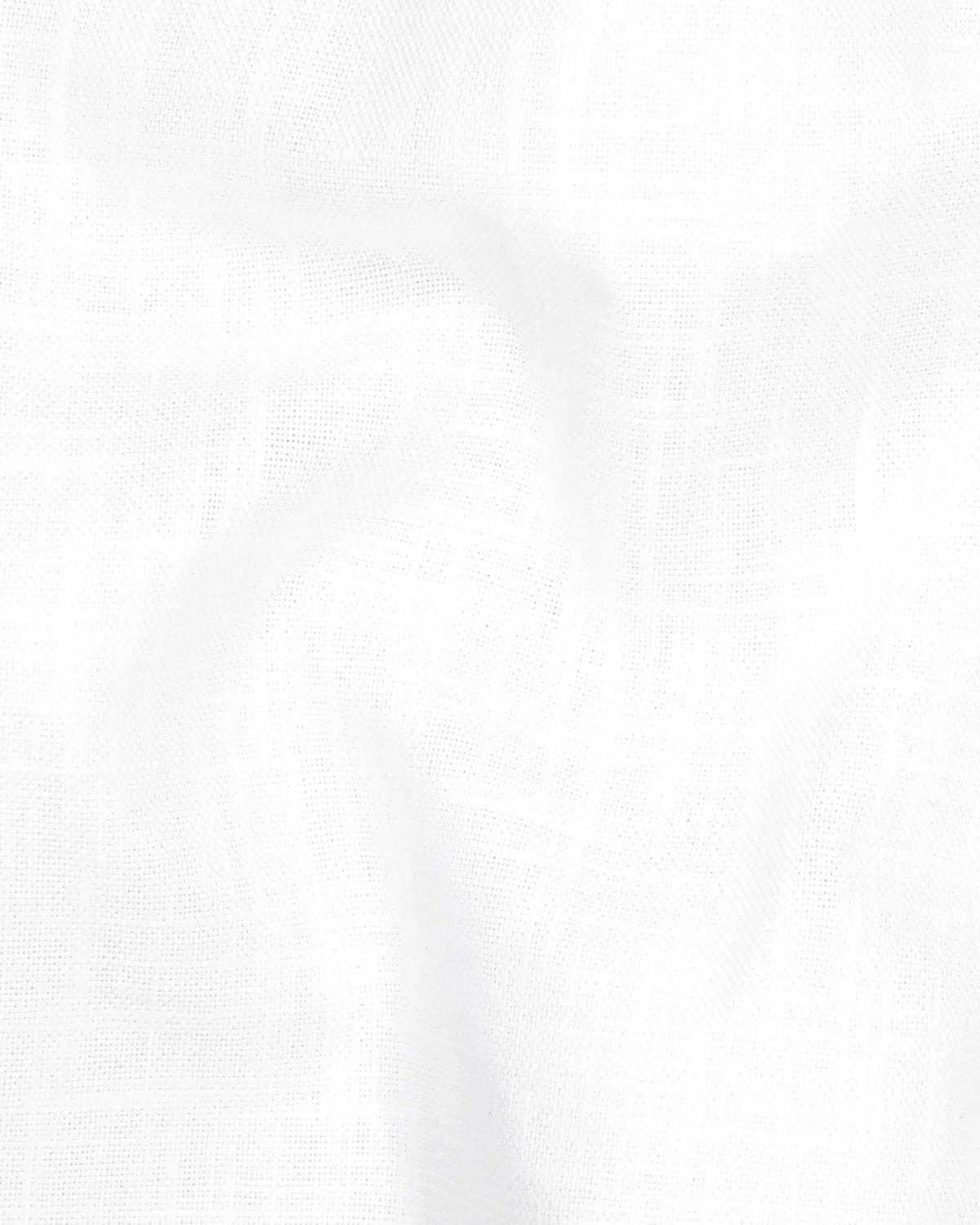 White Luxurious Linen Pant
