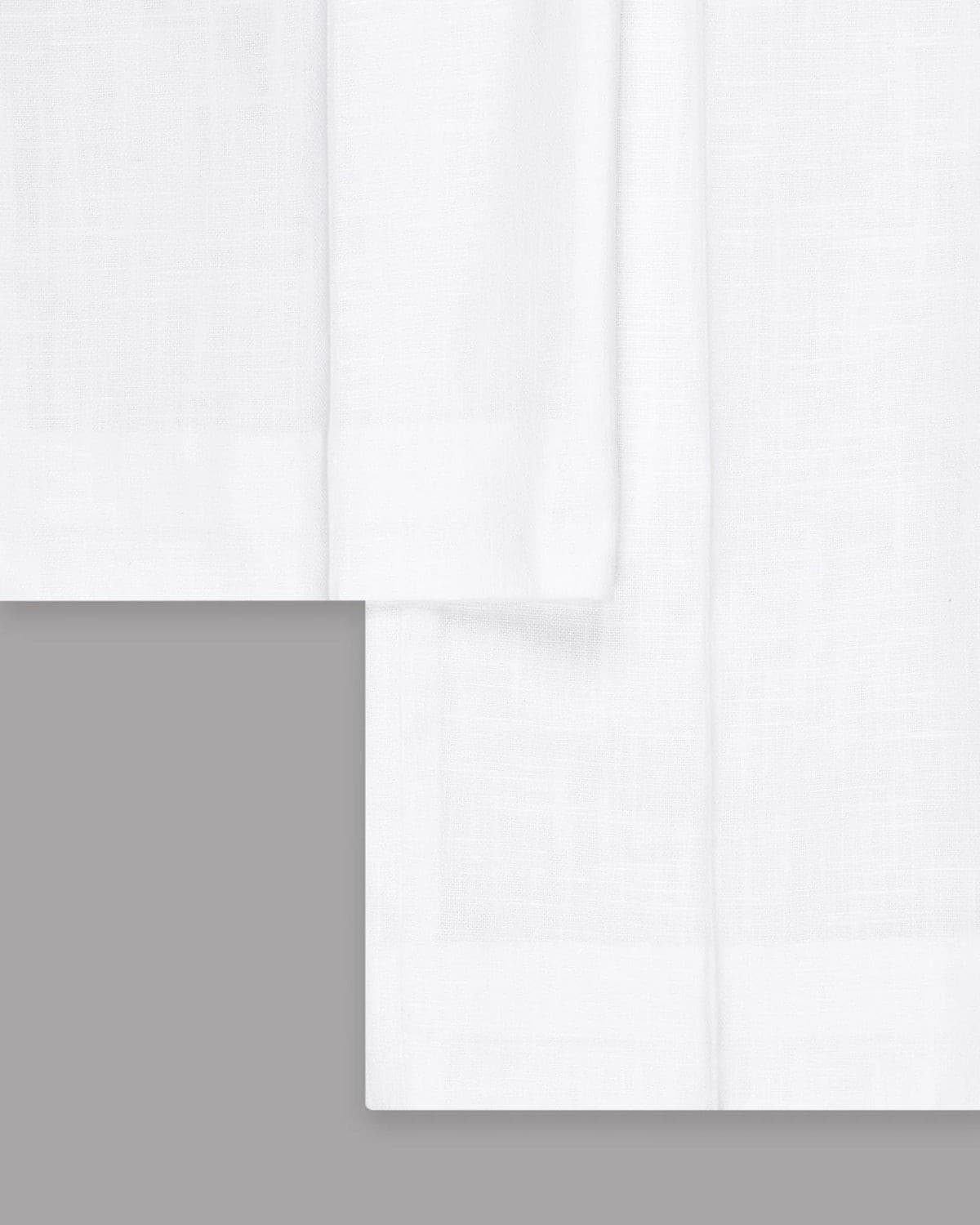 White Luxurious Linen Pant