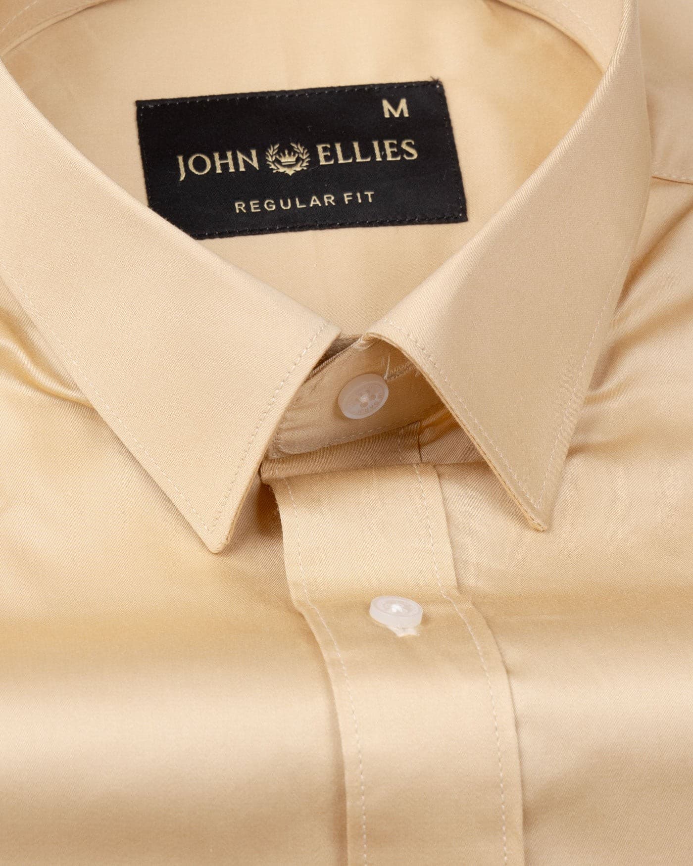 Frendix Sand Front Placket Giza Cotton Shirt