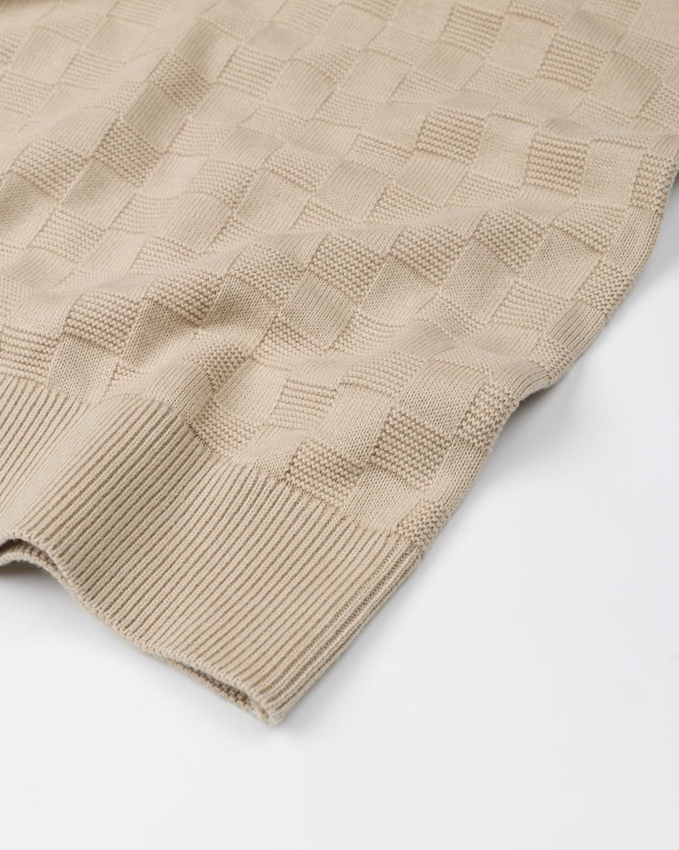 Caelum Cream Cotton Polo T-Shirt