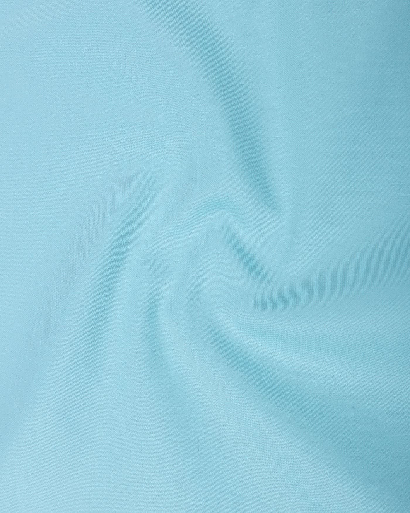 Rostin Cyan Hidden Button Down Giza Cotton Shirt