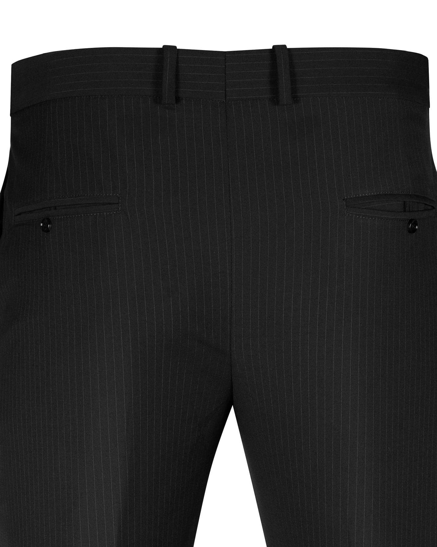 Epsilon Black Stripe Formal Pant