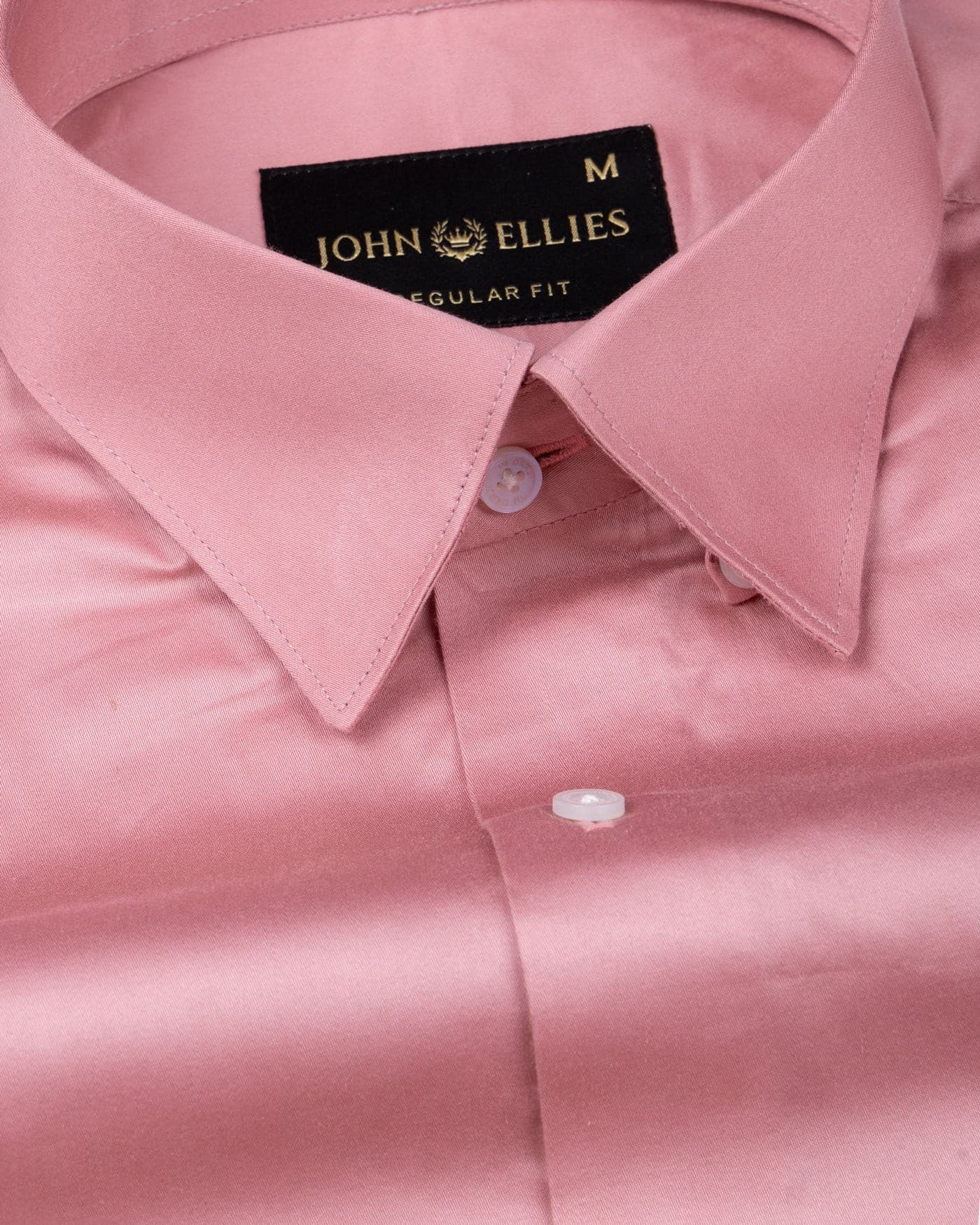 Rostin Flamingo Hidden Button Down Giza Cotton Shirt
