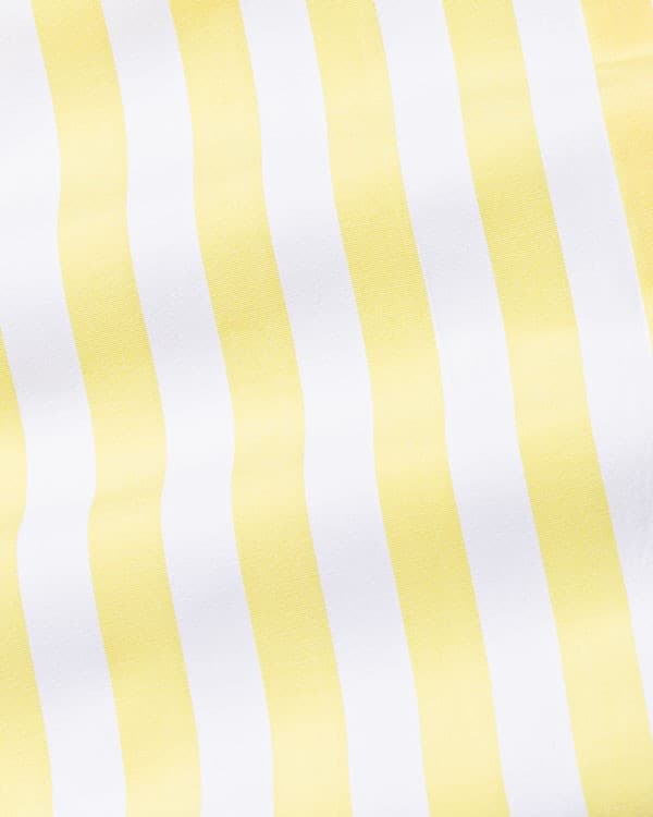 Luxline Yellow with White Stripe Giza Cotton Shirt