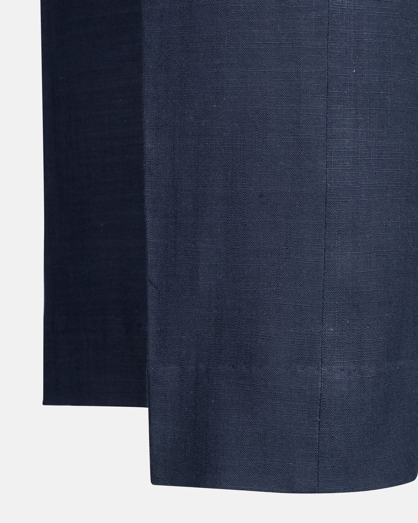 Zalix Navy Blue Linen Formal Pant