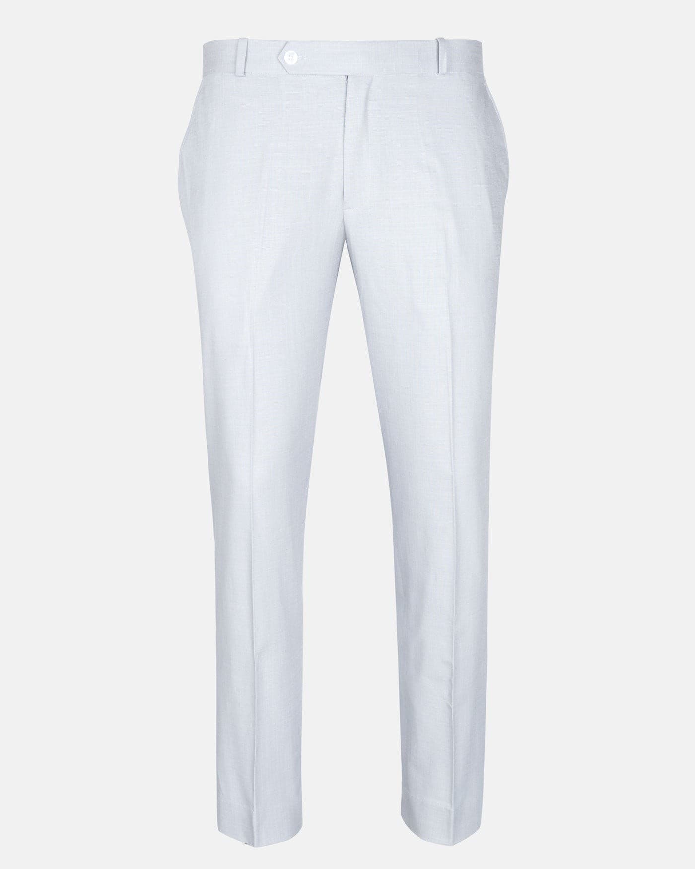 Zalix Silver Linen Formal Pant
