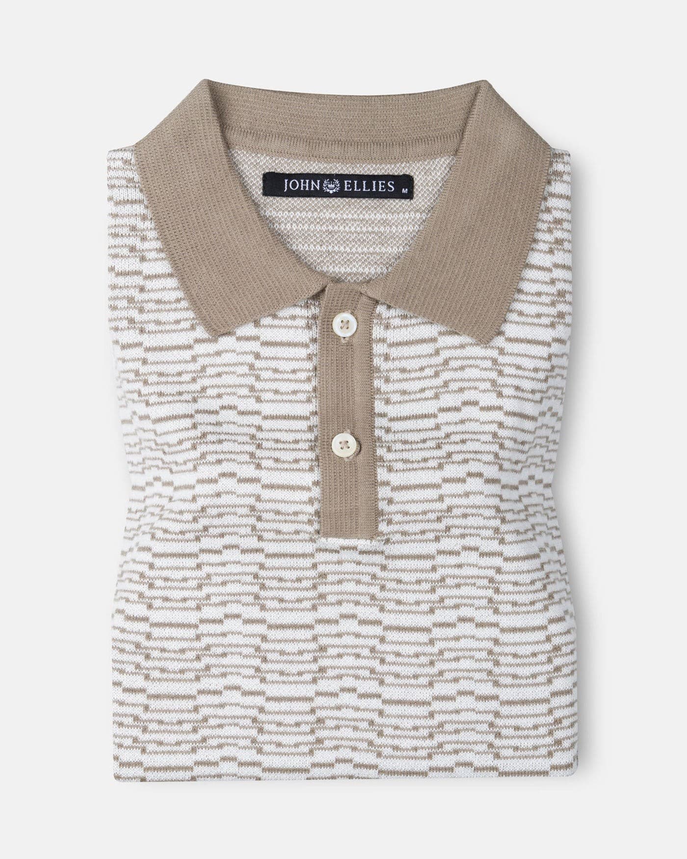 Lustra Cream Cotton Polo T-Shirt
