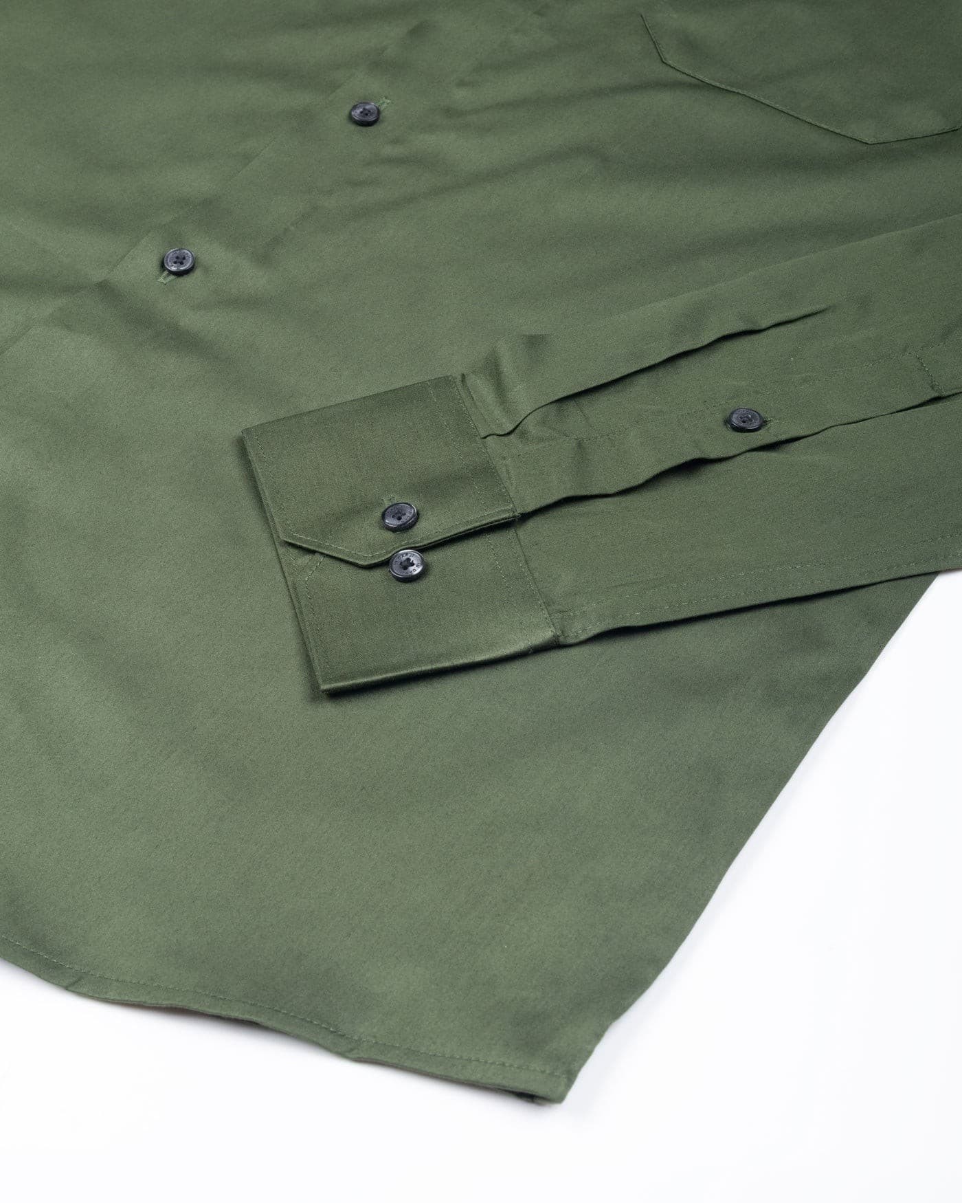 Rostin Green Hidden Button Down Giza Cotton Shirt