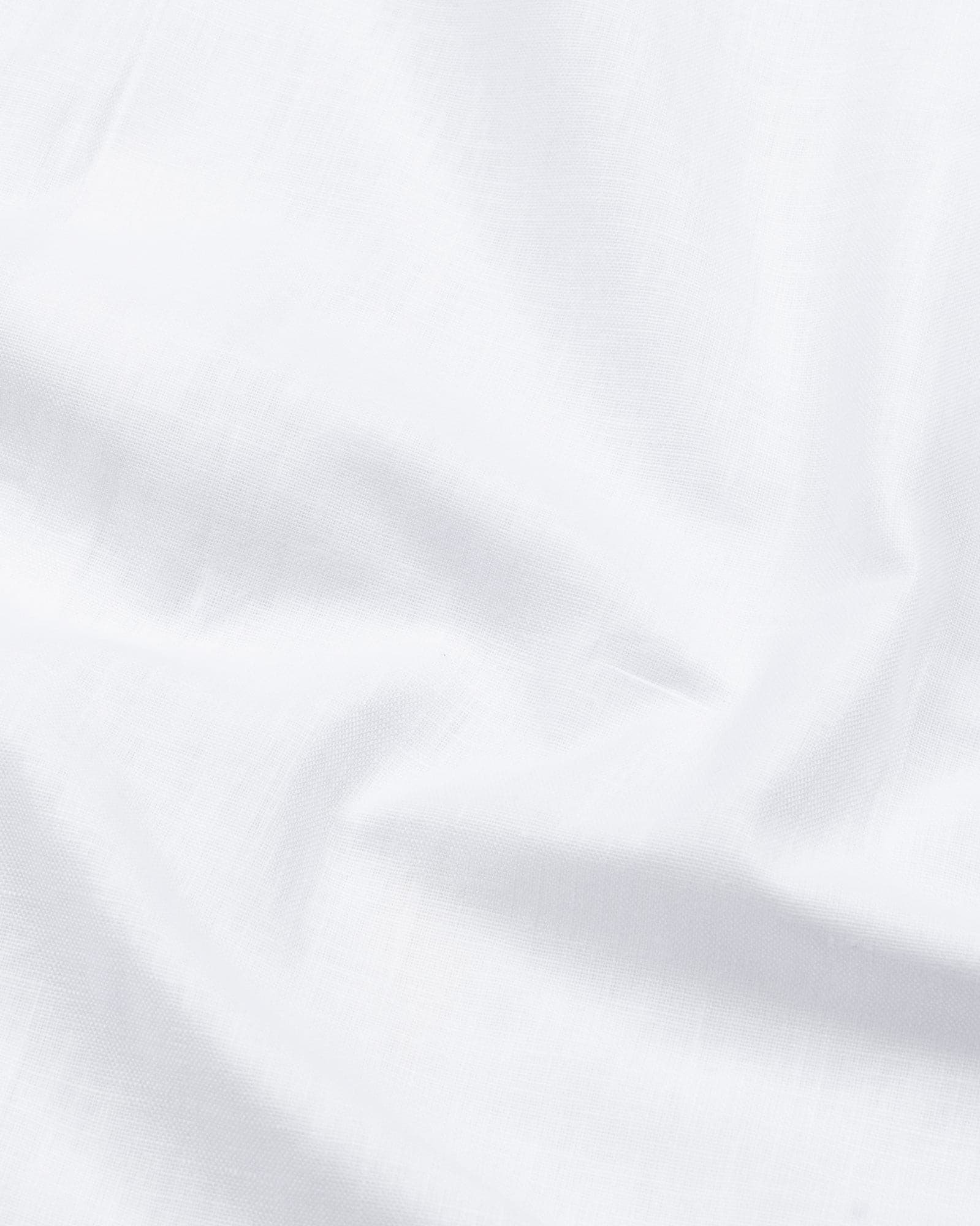 Airloom White Plain Linen Button Down Shirt