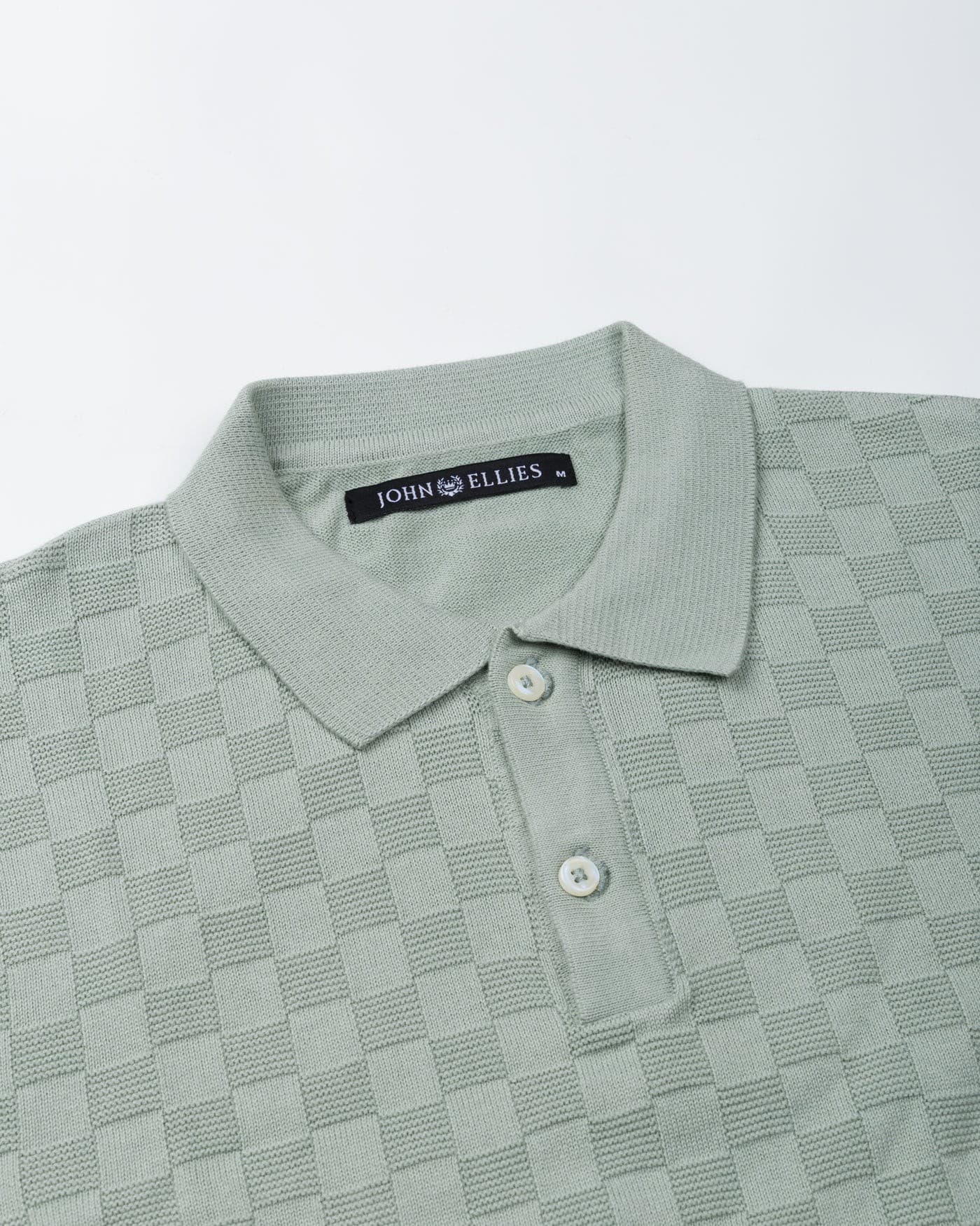 Caelum Olive Cotton Polo T-Shirt