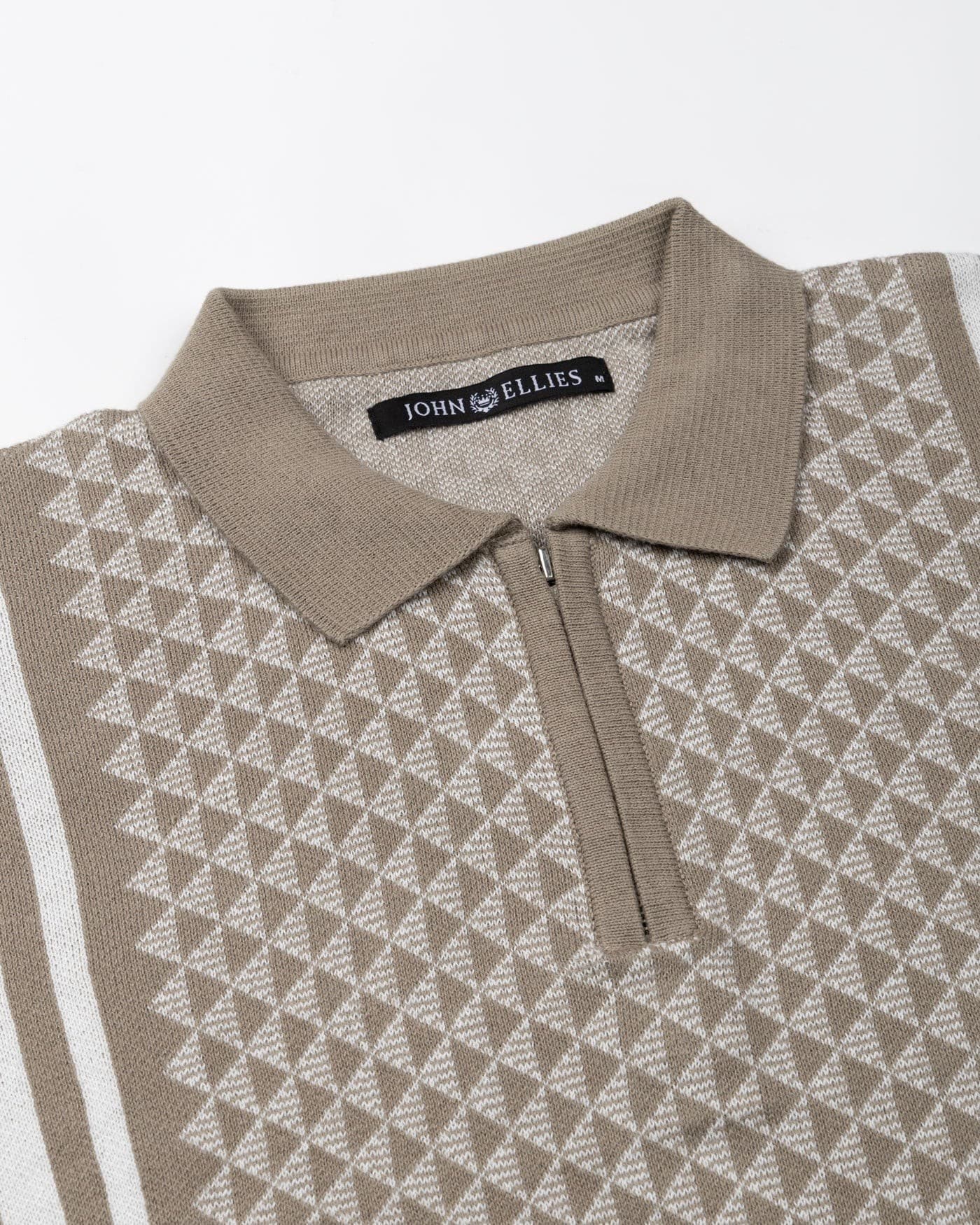 Sailros Cream Cotton Polo T-Shirt