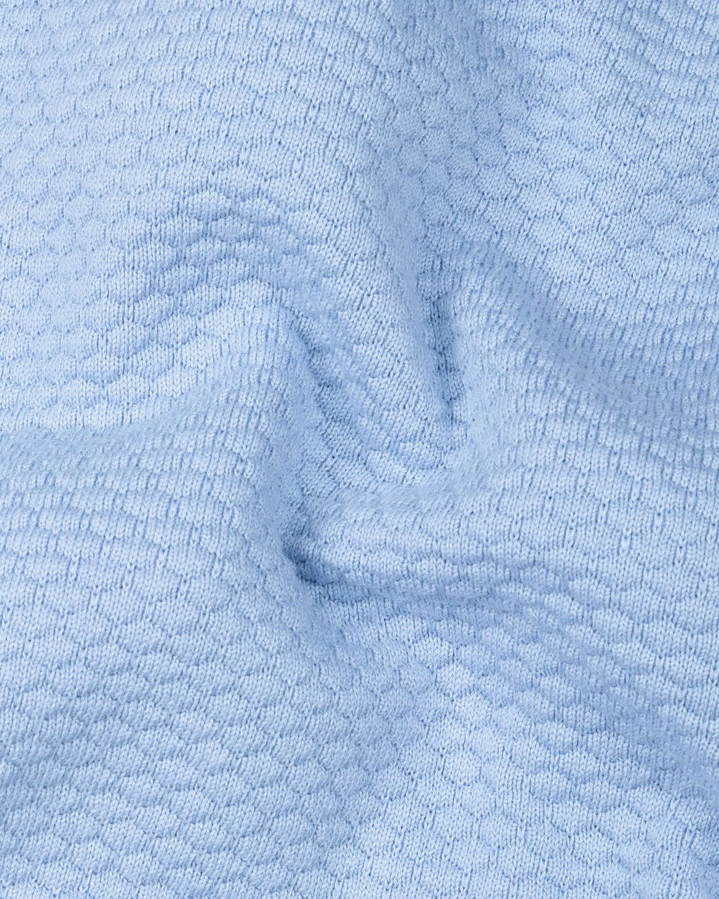 Emereld Sky Blue Cotton Polo T-Shirt