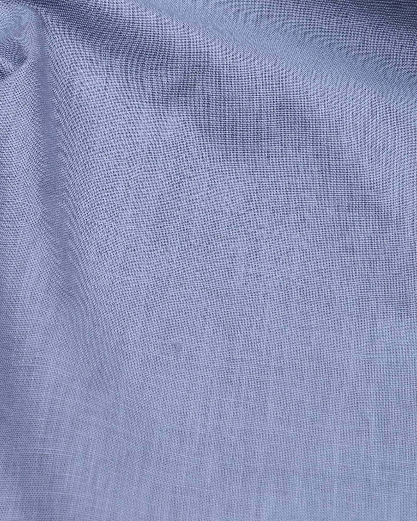 Airloom Grey Plain Linen Button Down Shirt