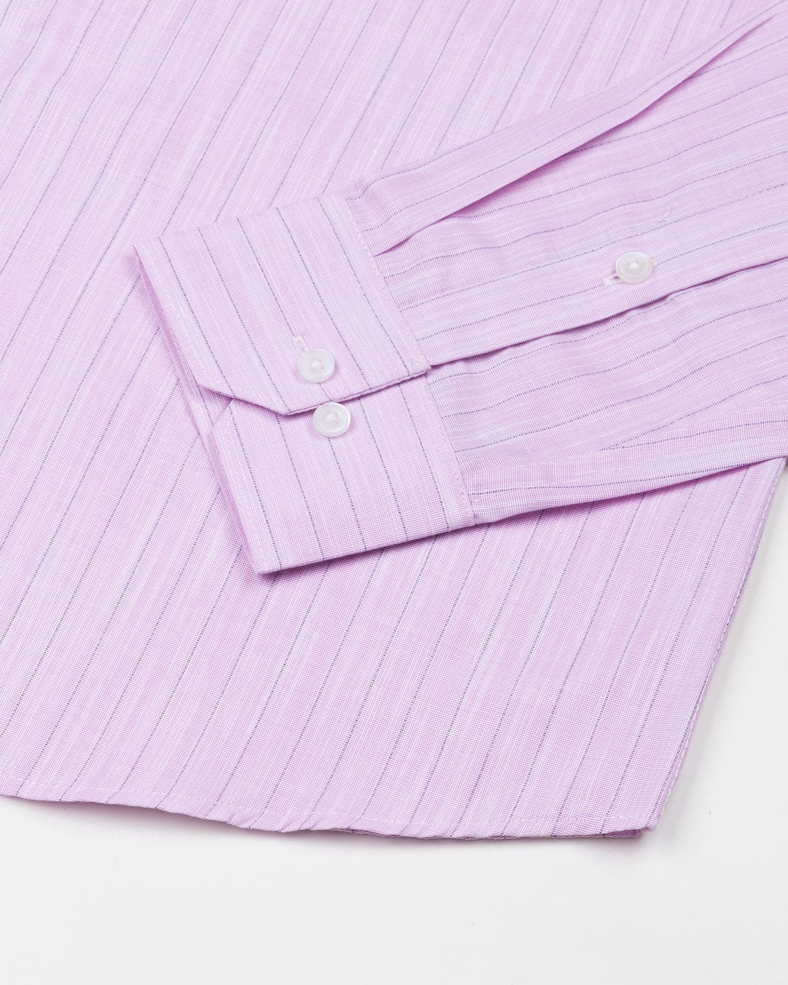 Tonner Lavender Stripe Cotton Shirt