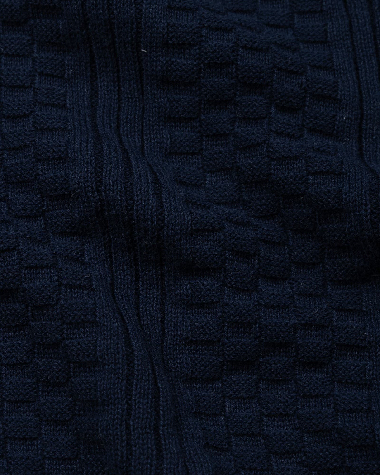 Austen Navy Blue Cotton Polo T-Shirt