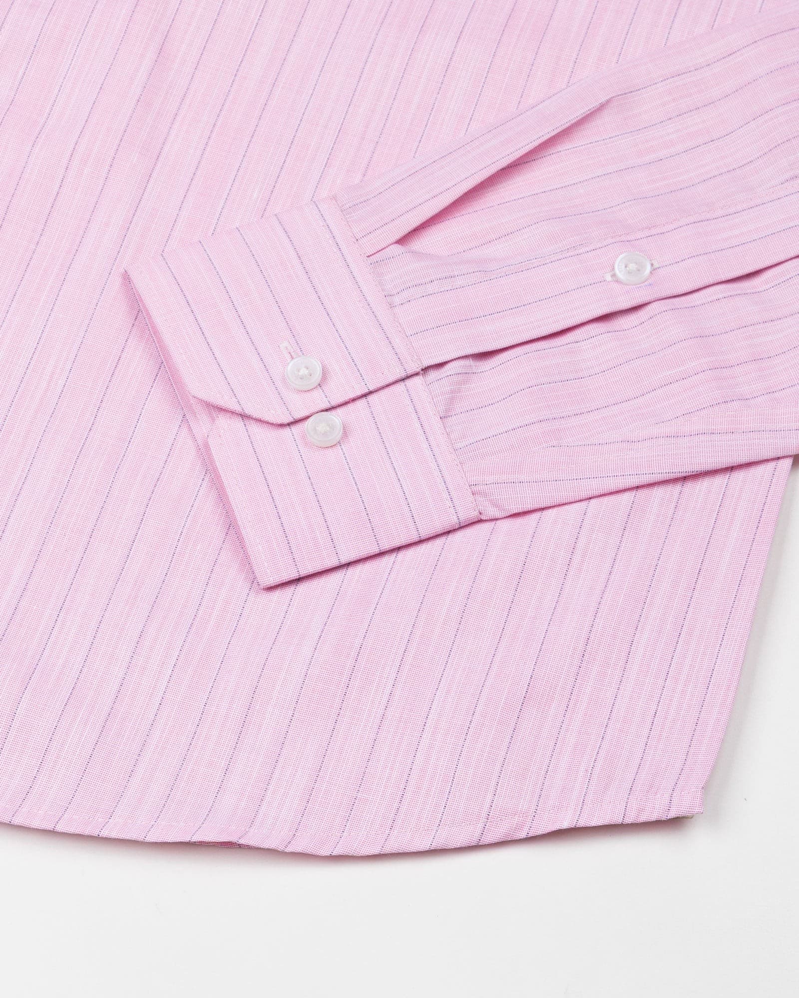 Tonner Pink Stripe Cotton Shirt