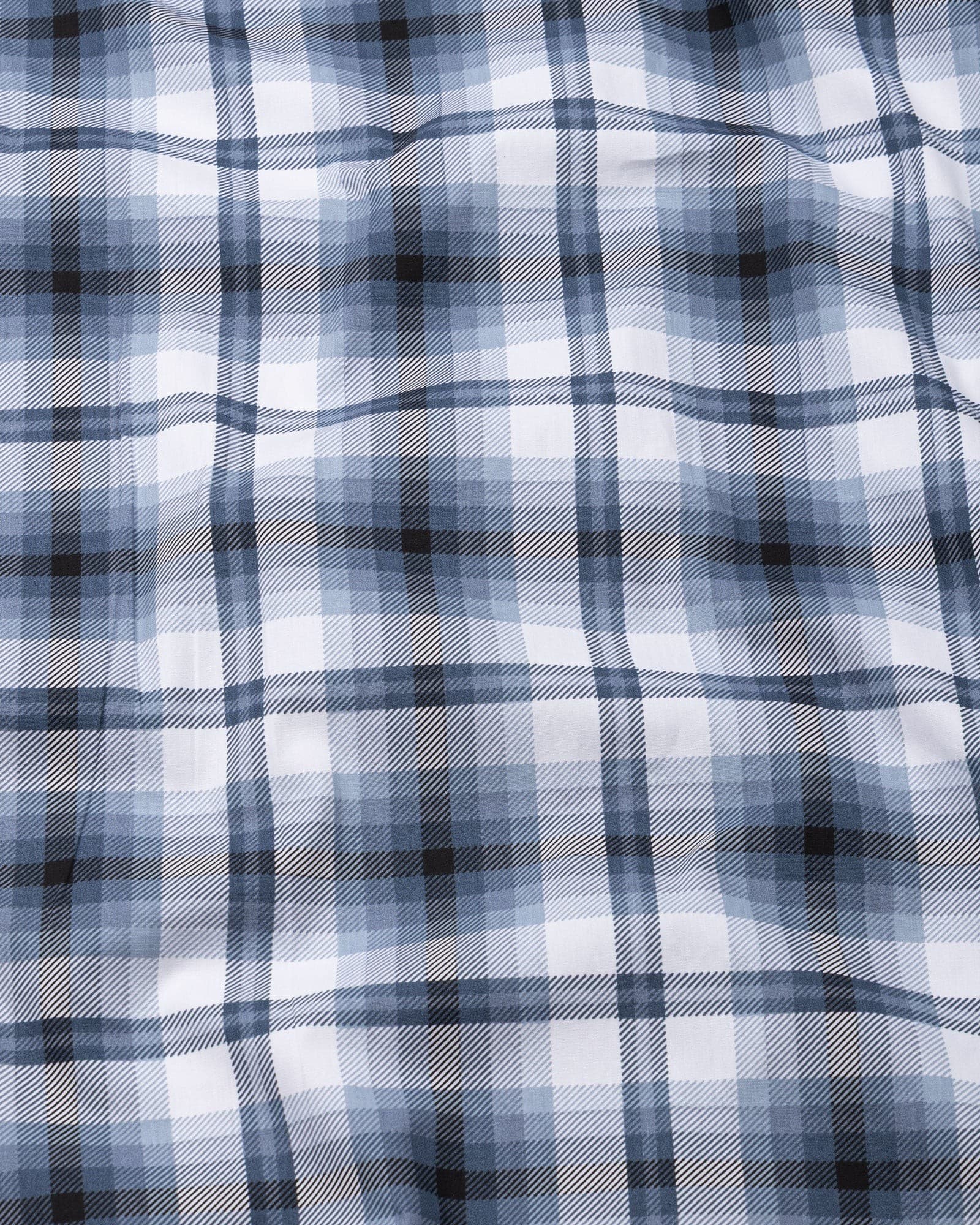 Gogh Grey Check Button Down Cotton Shirt