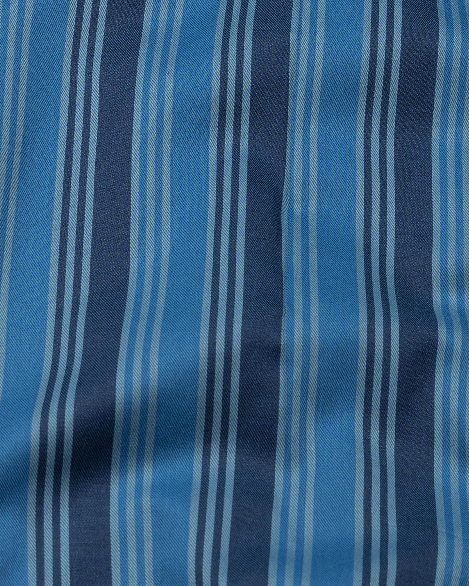 Halerk Blue Stripes Premium Cotton Shirt