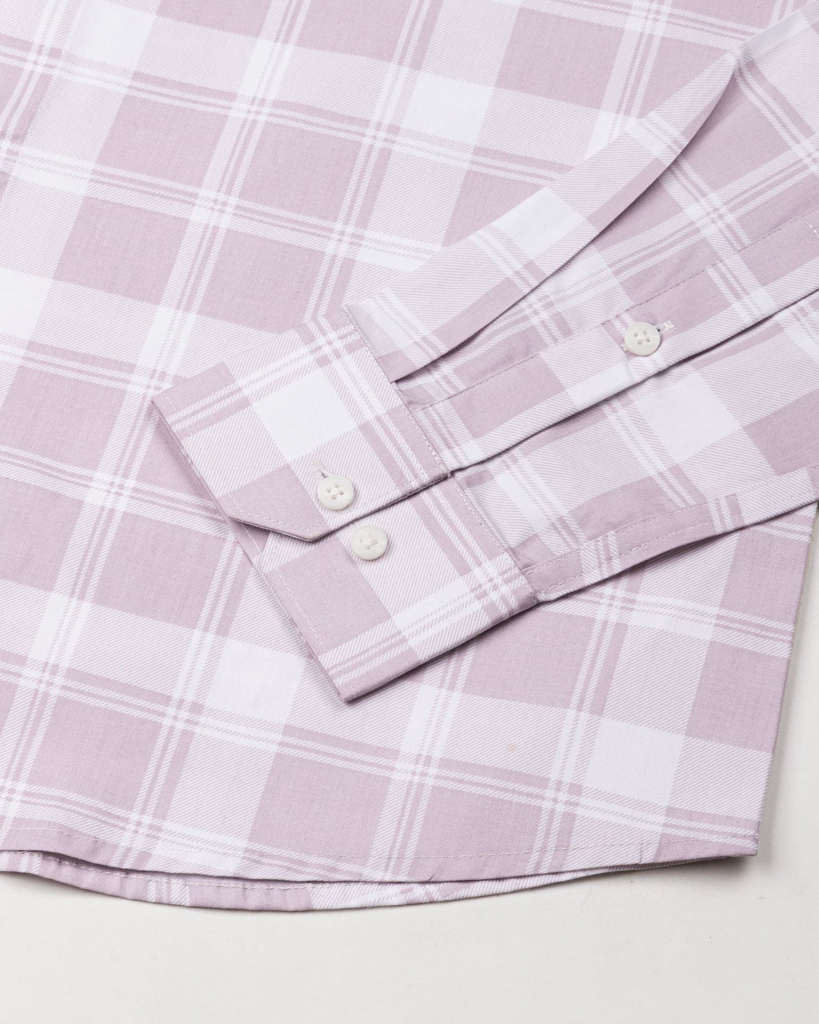 Gogh Pink Check Button Down Cotton Shirt