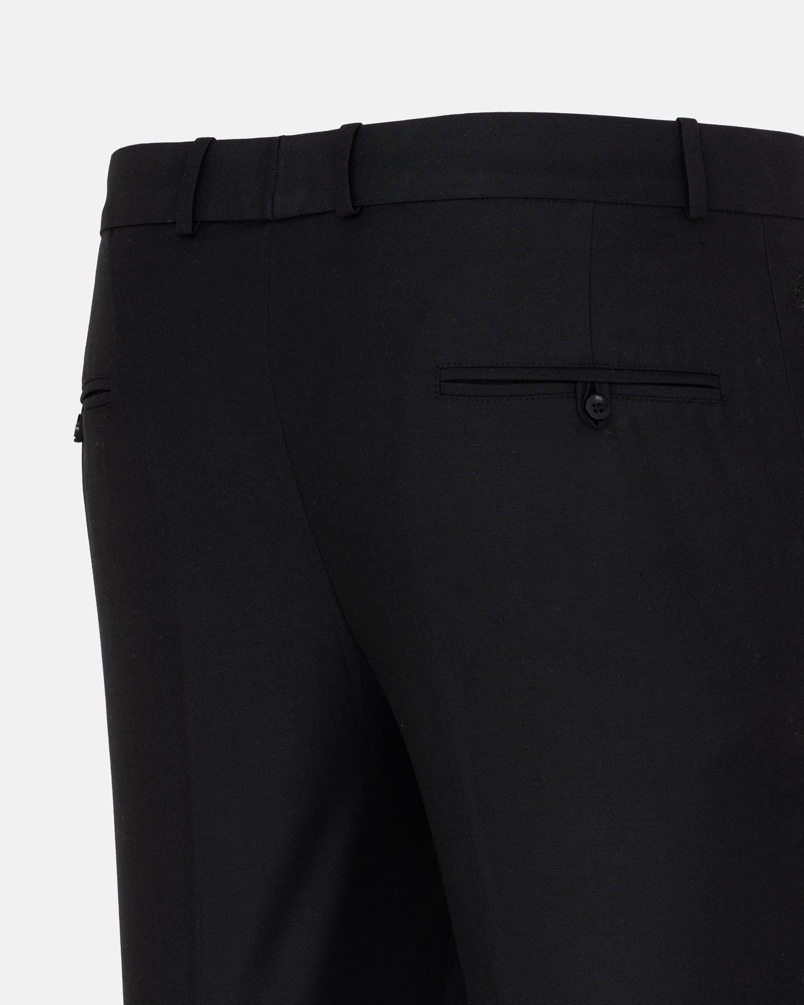 Brant Black Formal Cotton Pant