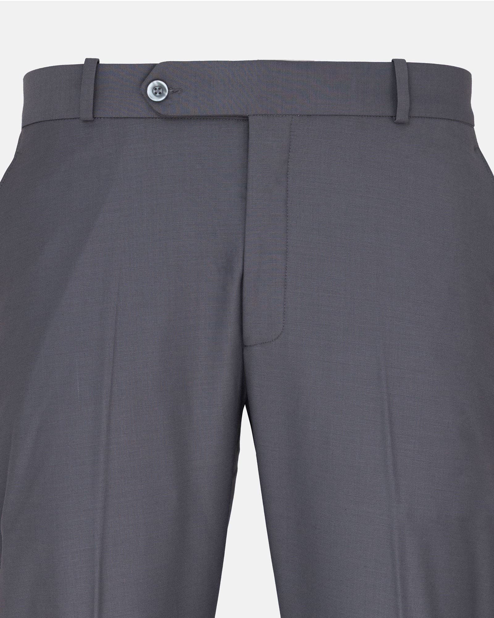 Brant Grey Formal Cotton Pant
