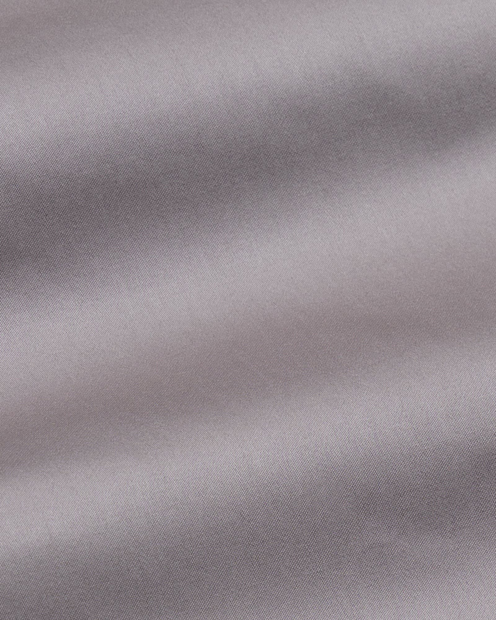Luvris Warm Grey Plain Cutaway Premium Cotton Shirt