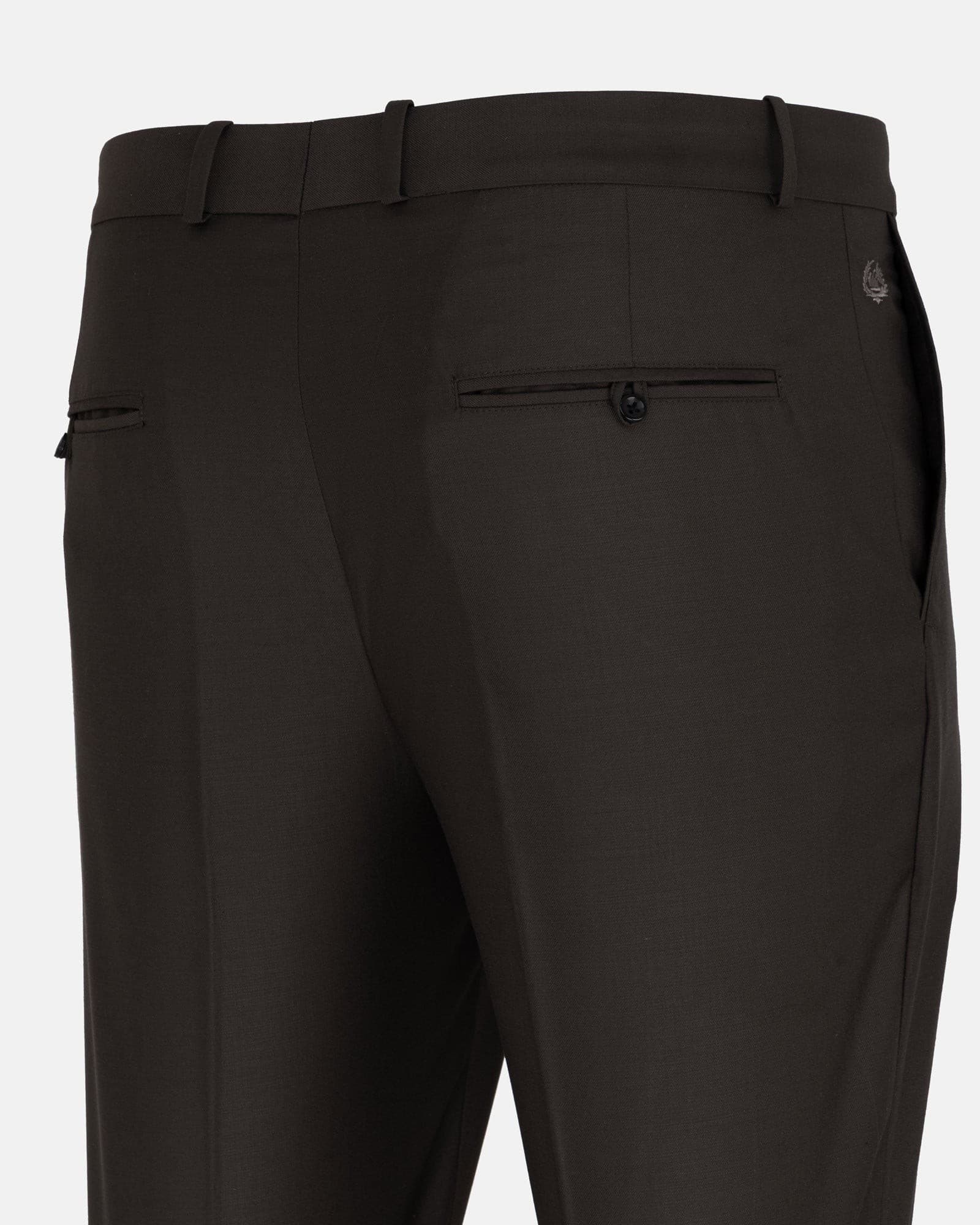 Reson Brown Formal Cotton Pant