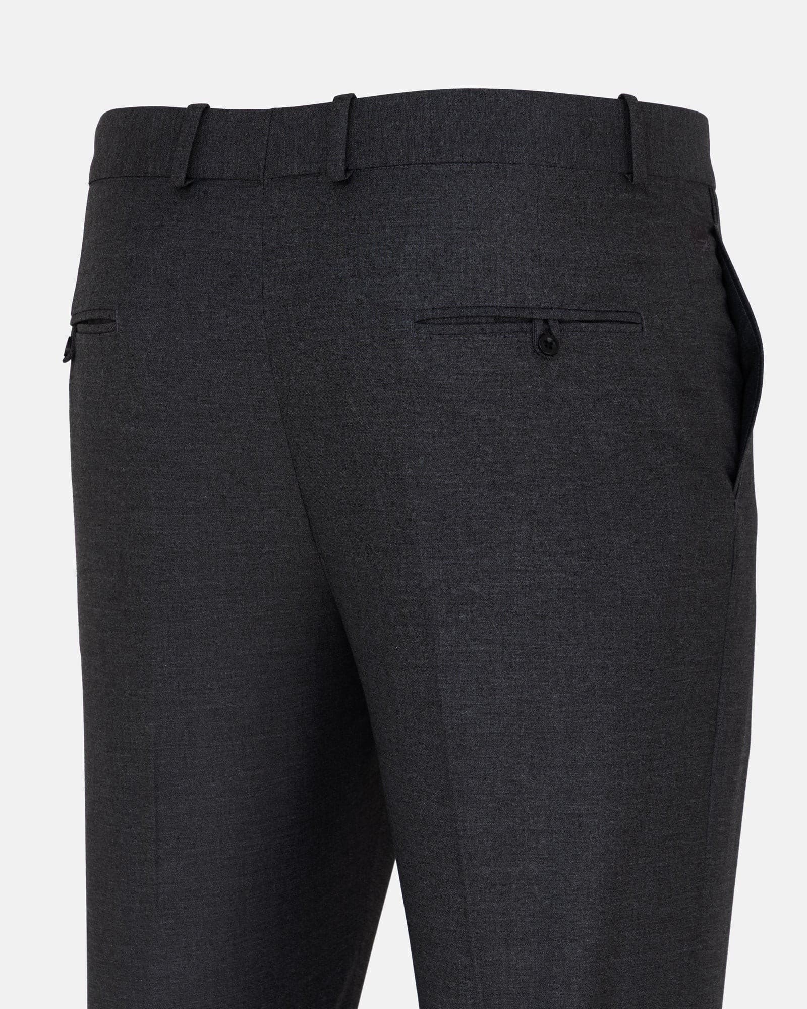 Reson Grey Formal Cotton Pant