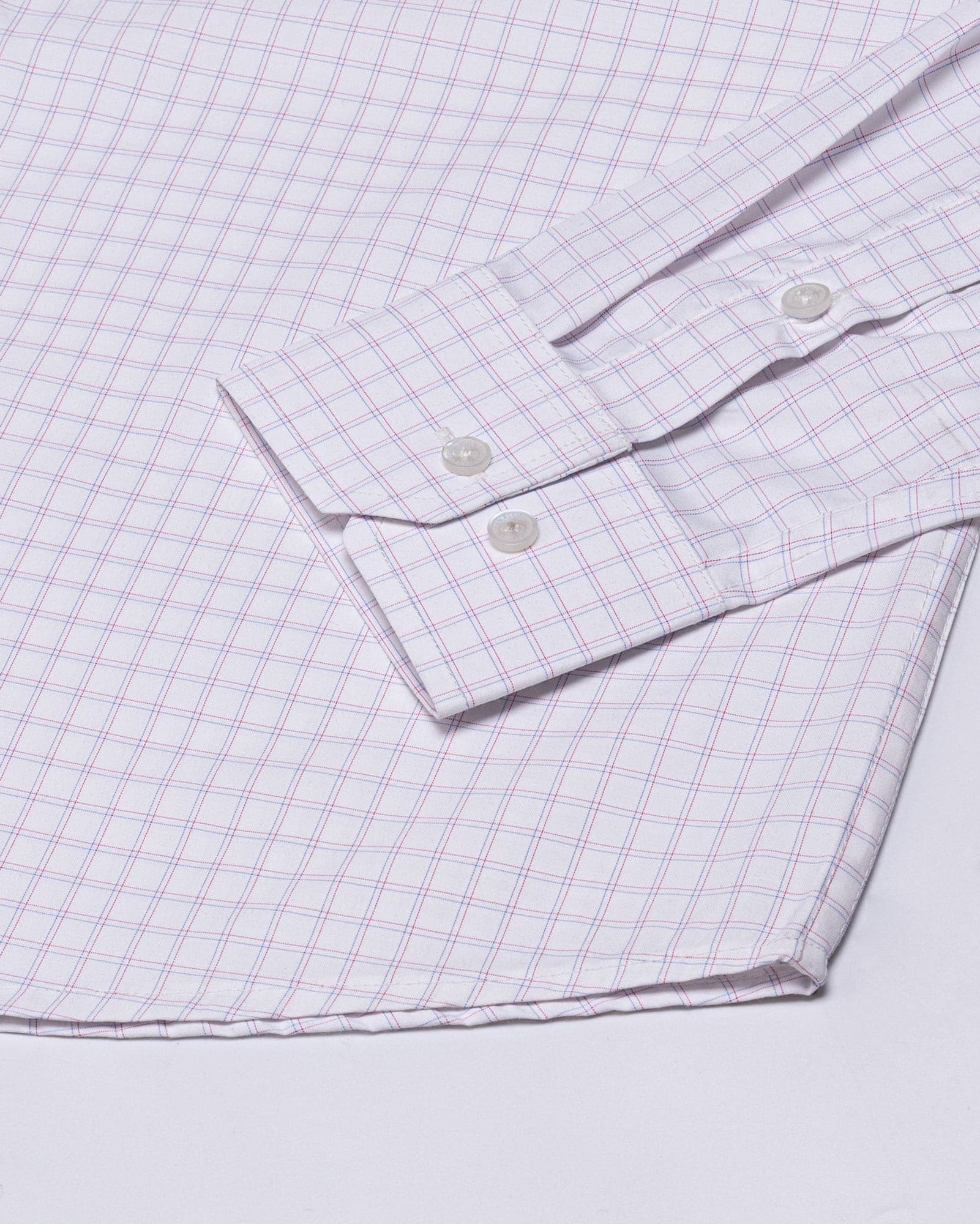 Helston Pink Check Cotton Shirt