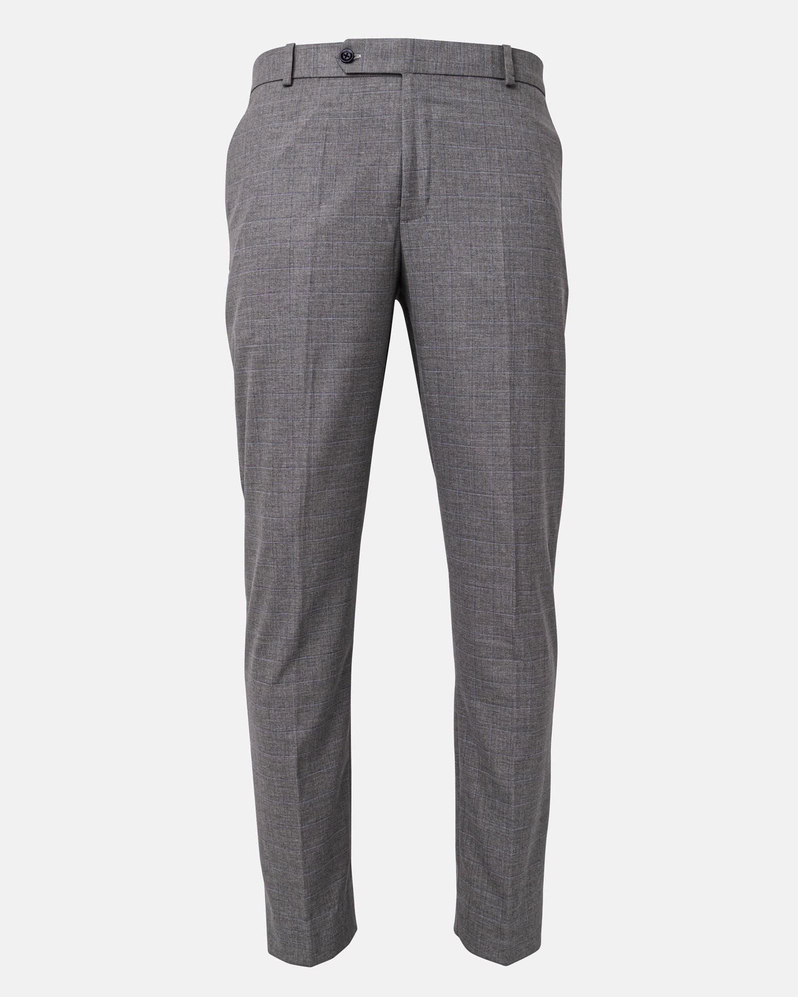 Robbs Silver Checked Formal Pant