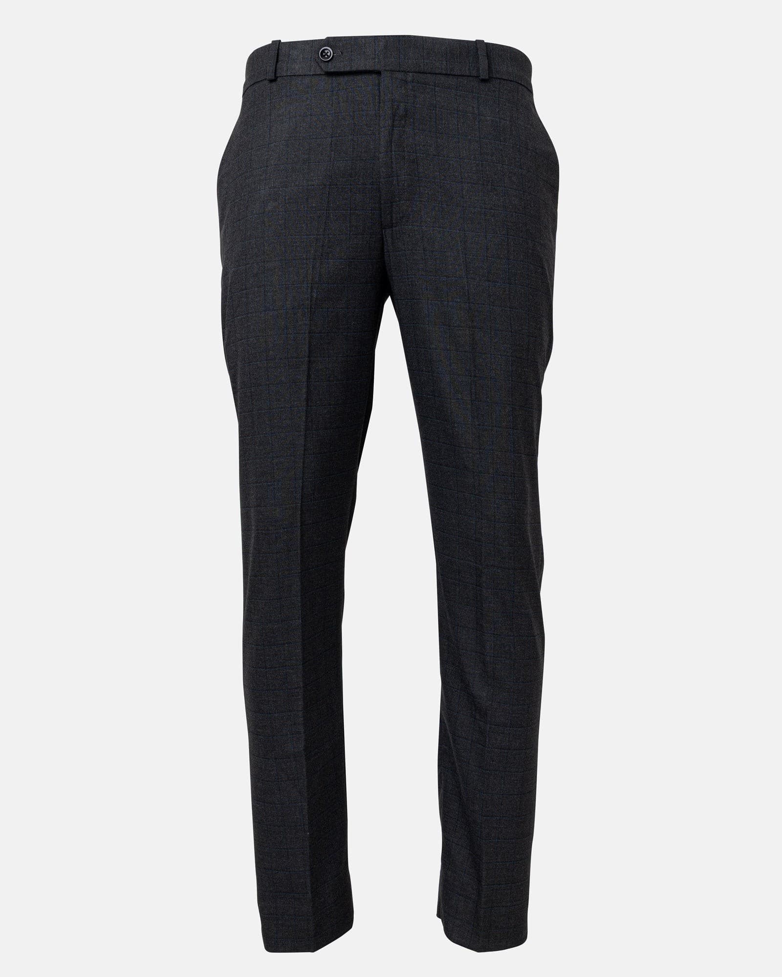 Robbs Black Checked Formal Pant