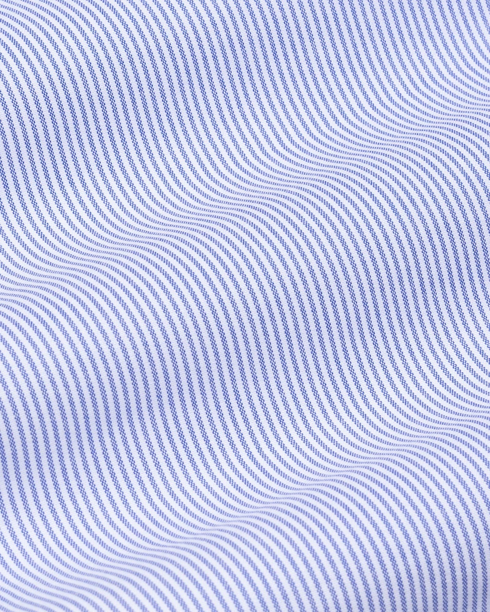 Zanrix Blue Stripe Button Down Oxford Cotton Shirt