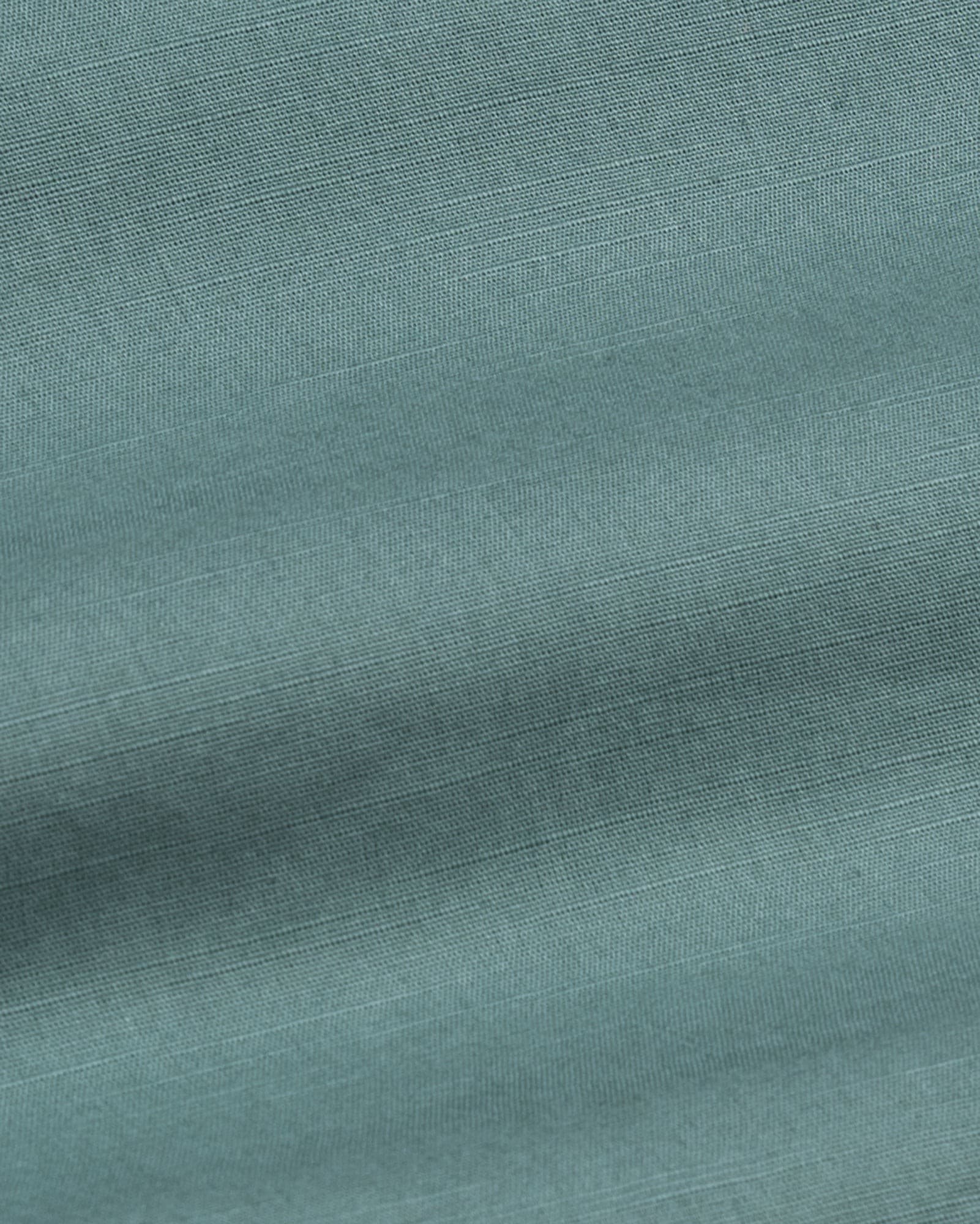 Amess Olive Plain Linen Shirt