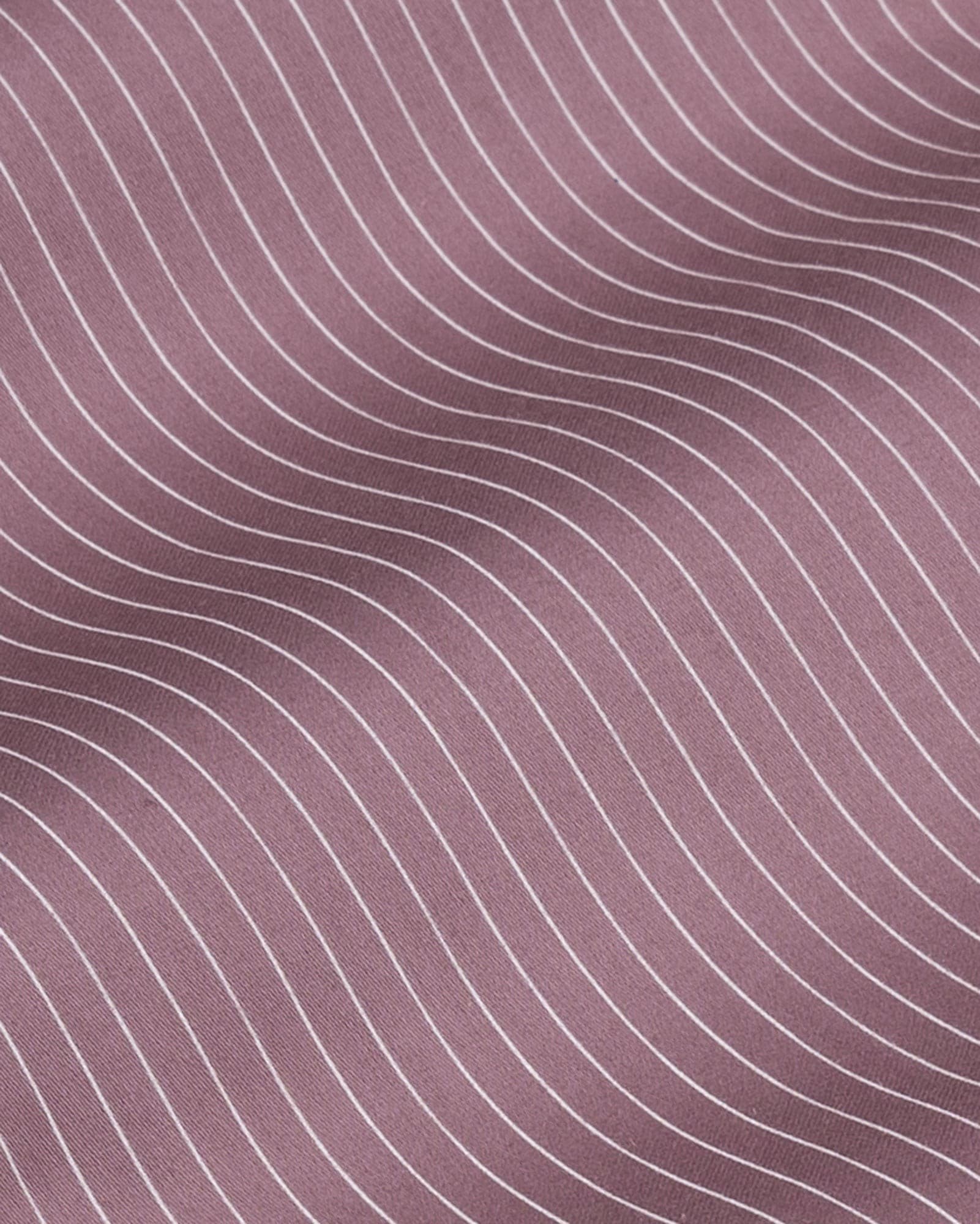 Orter Pink Pin Stripes Button Down Premium Cotton Shirt