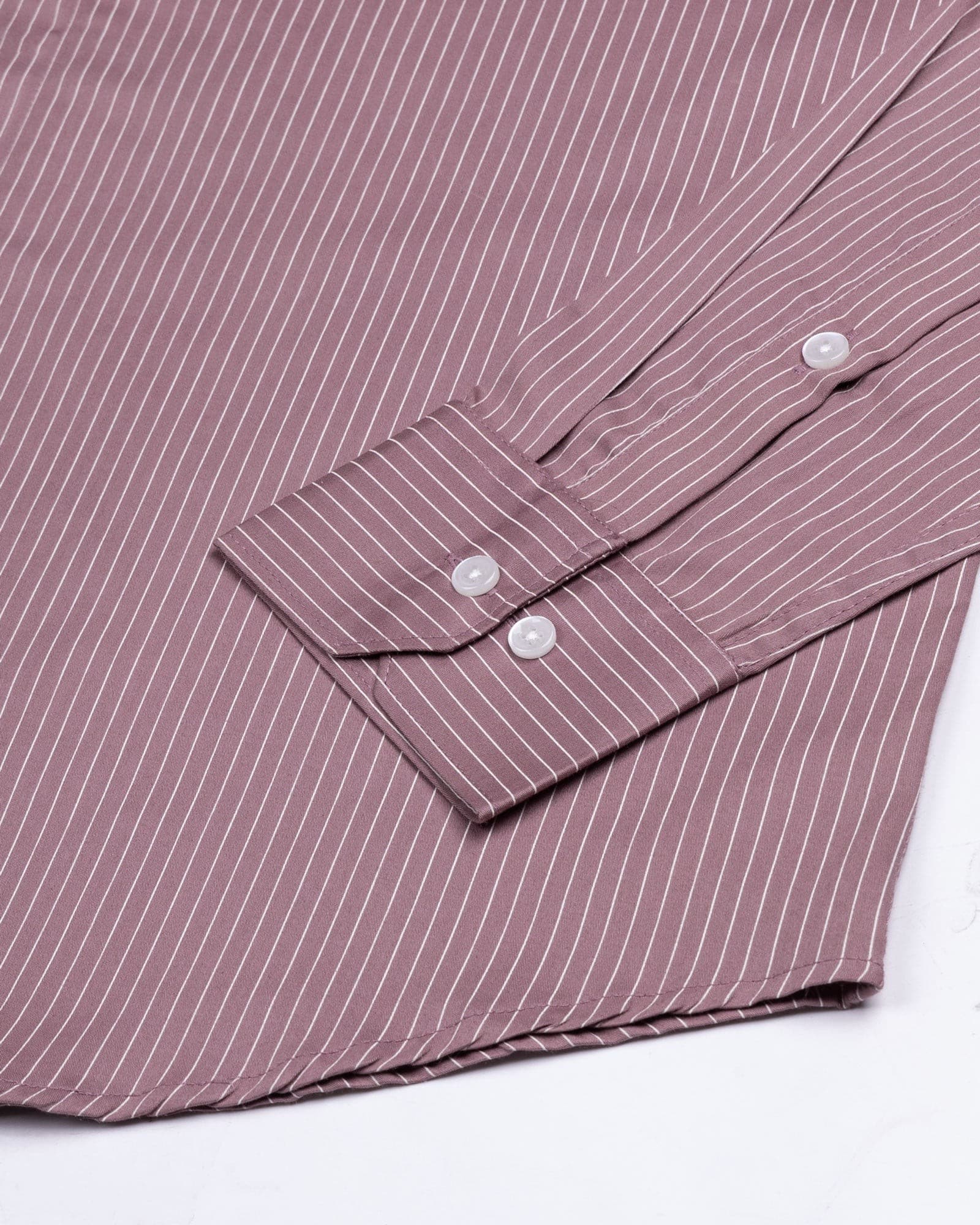 Orter Pink Pin Stripes Button Down Premium Cotton Shirt