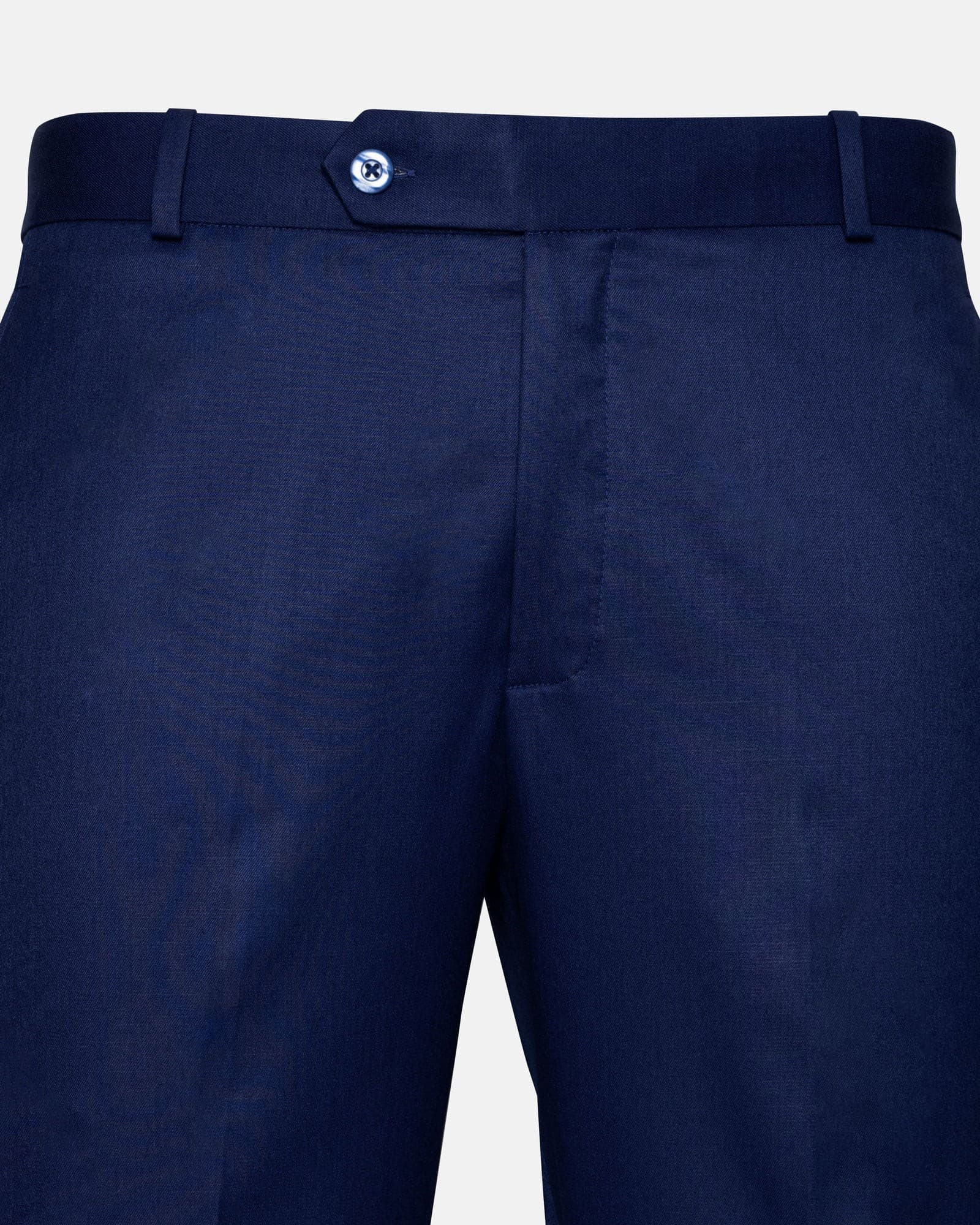 Canes Royal Blue Plain Formal Cotton Pant