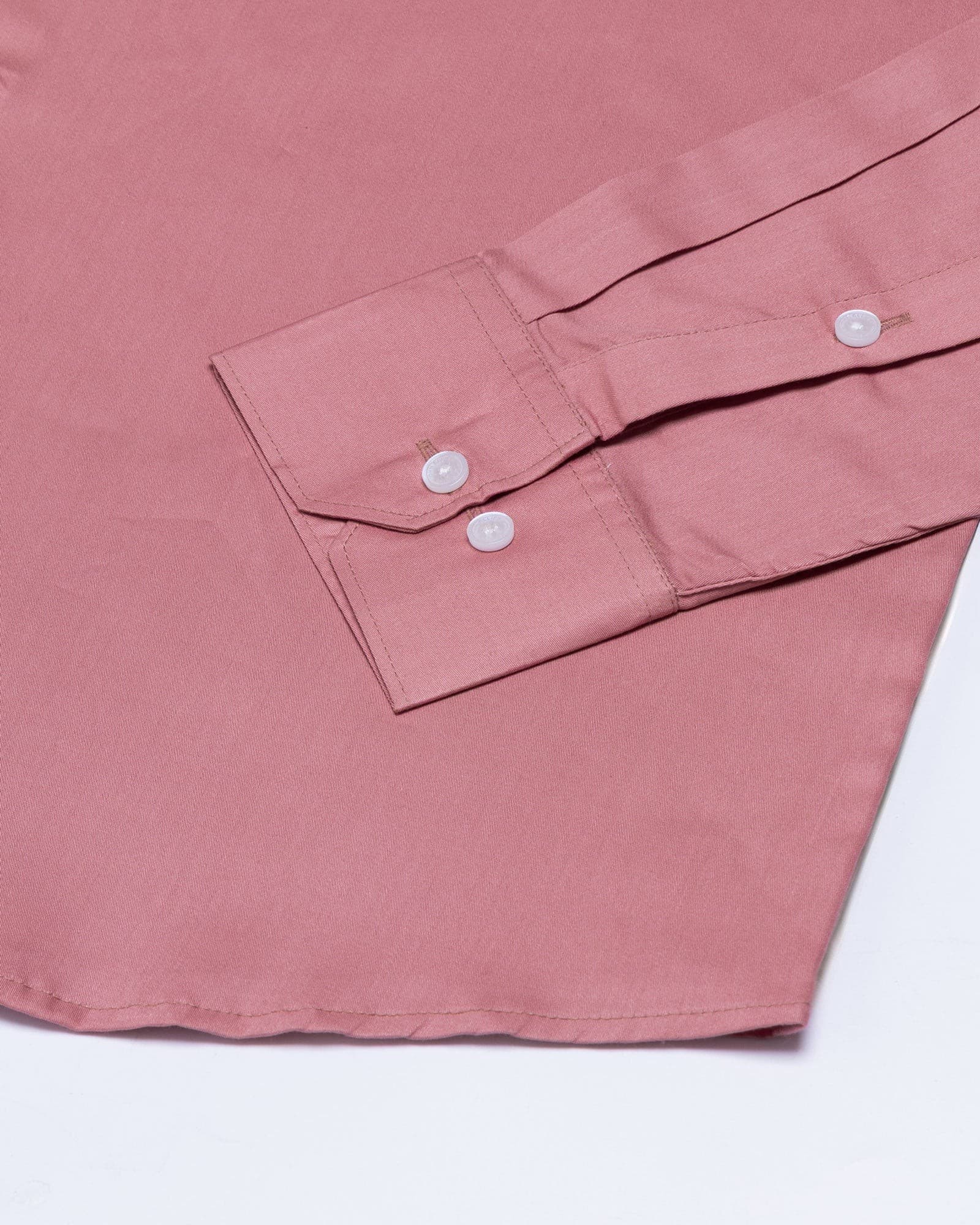 Griphen Pink Plain Button Down Cotton Shirt