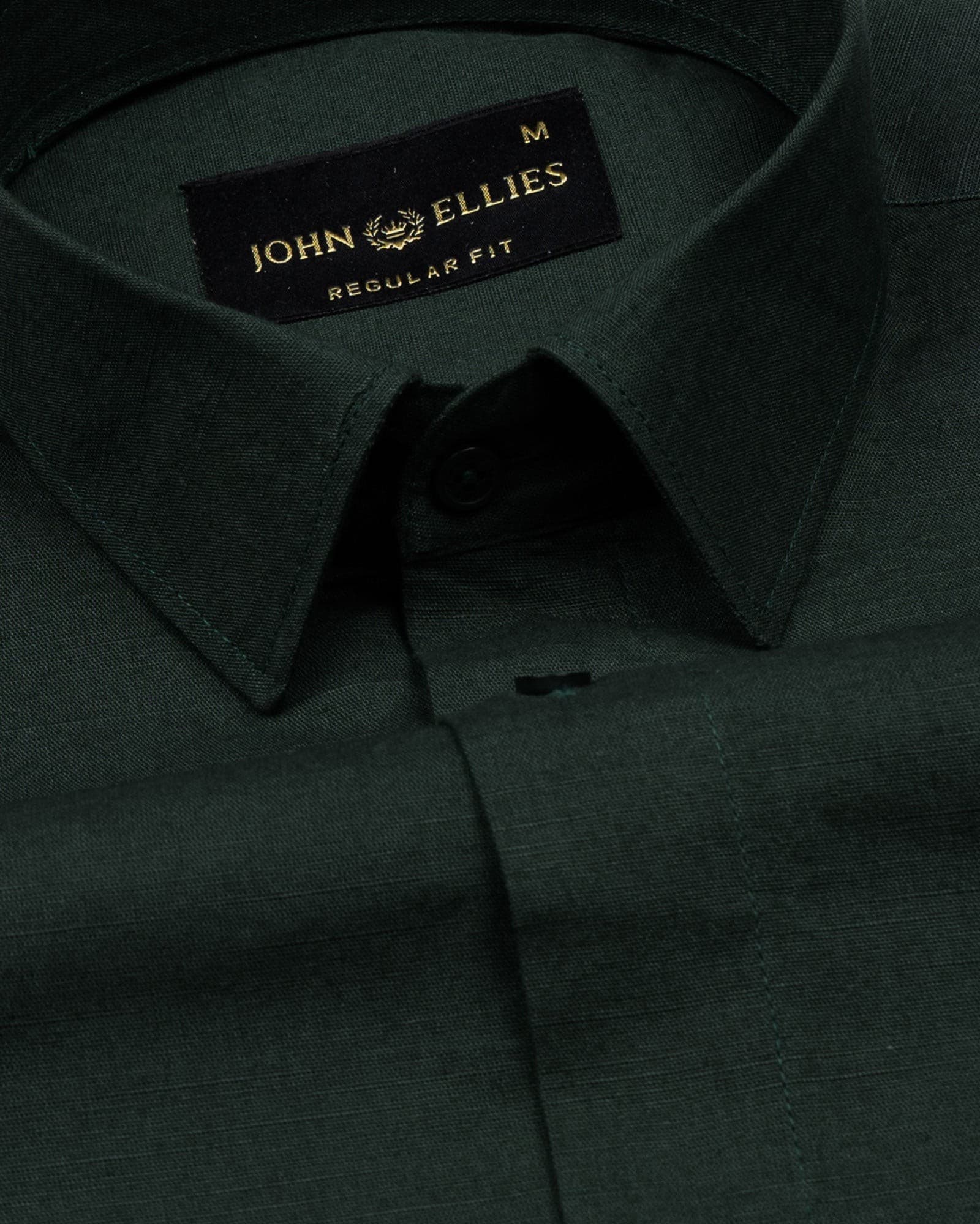 Amess Green Plain Linen Shirt