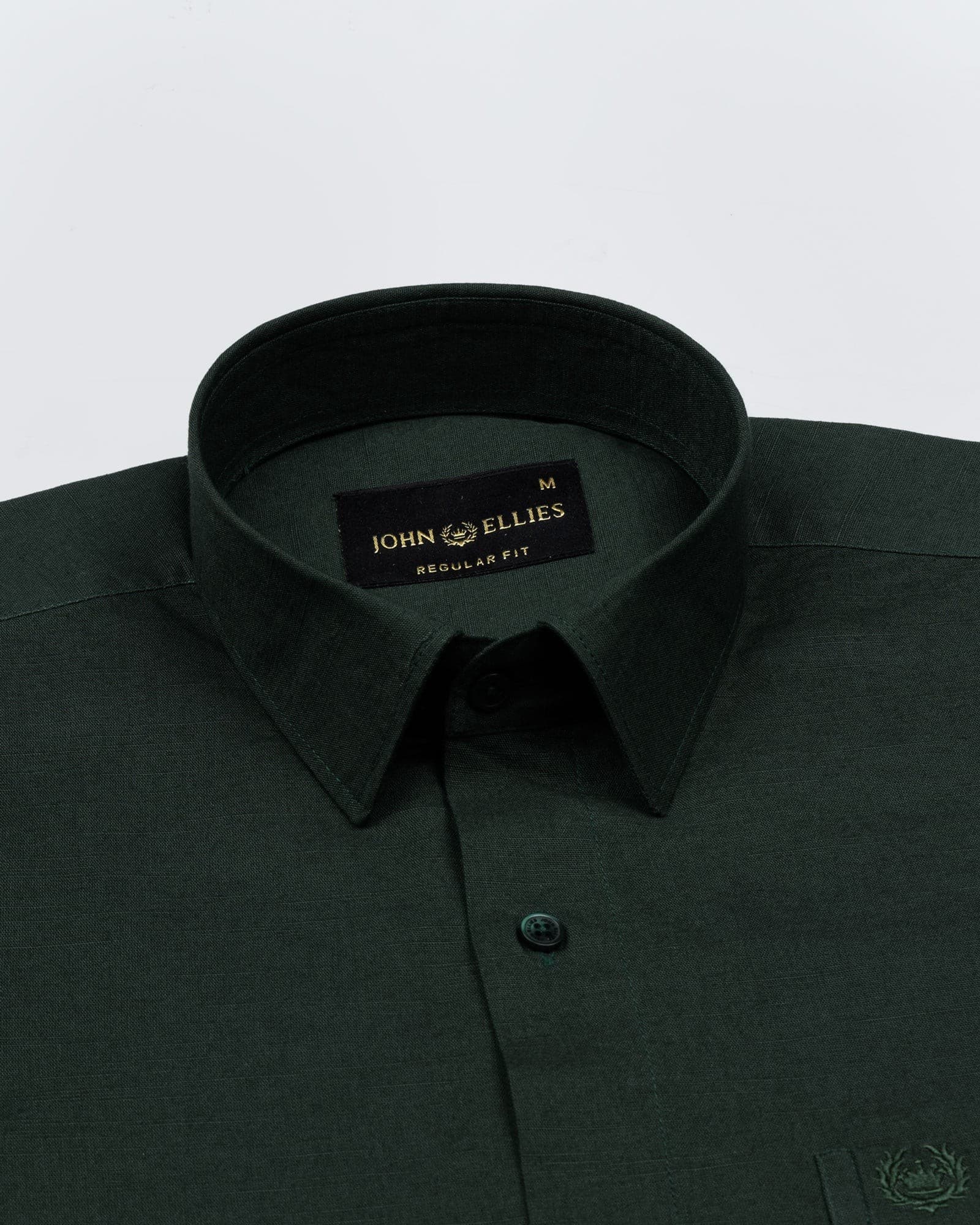 Amess Green Plain Linen Shirt