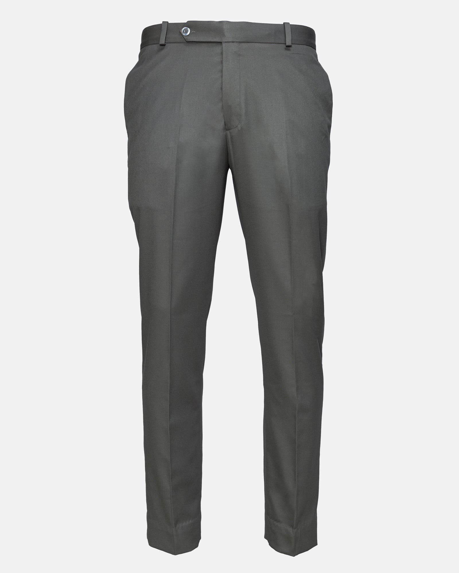 Canes Ash Grey Plain Formal Cotton Pant