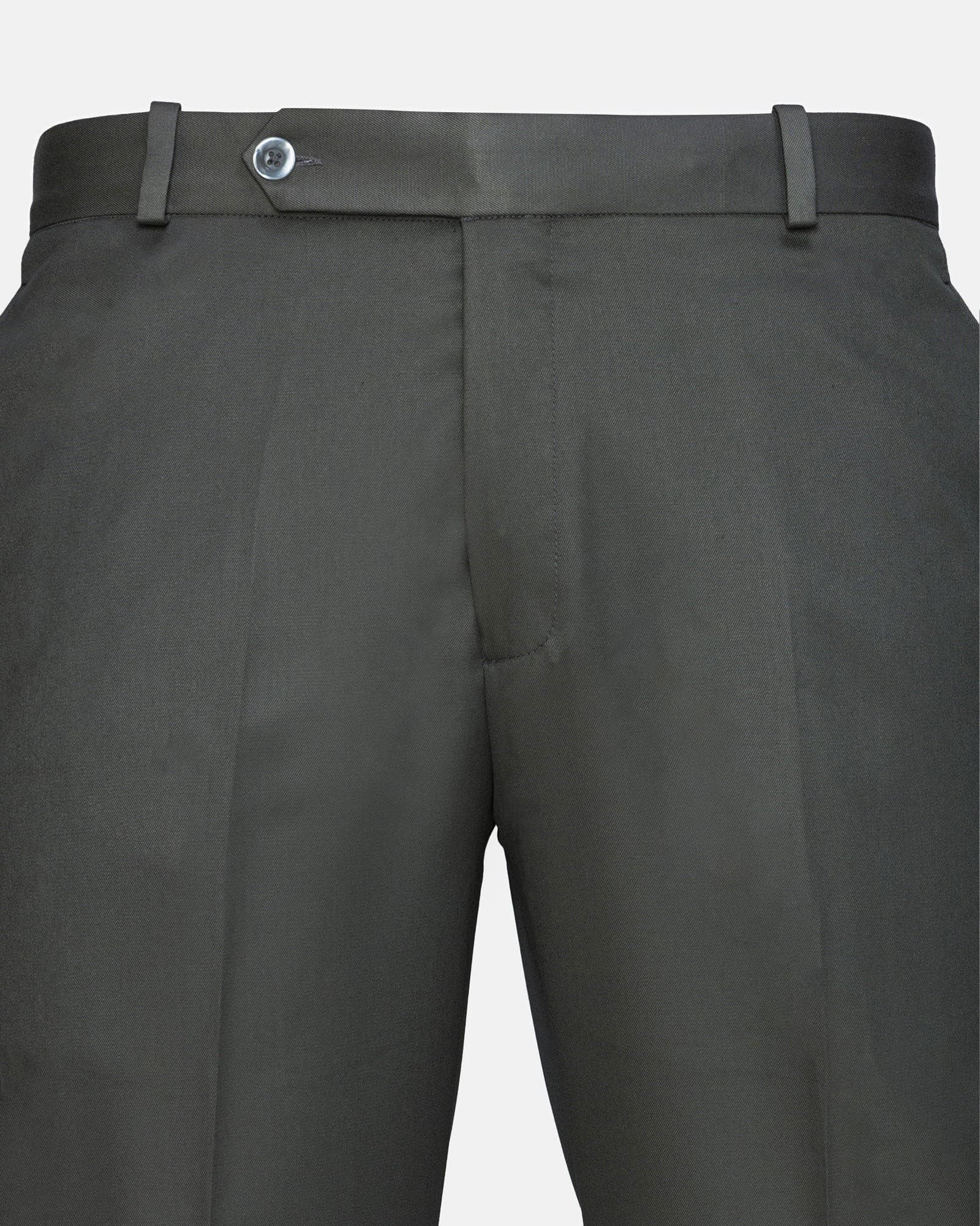Canes Ash Grey Plain Formal Cotton Pant