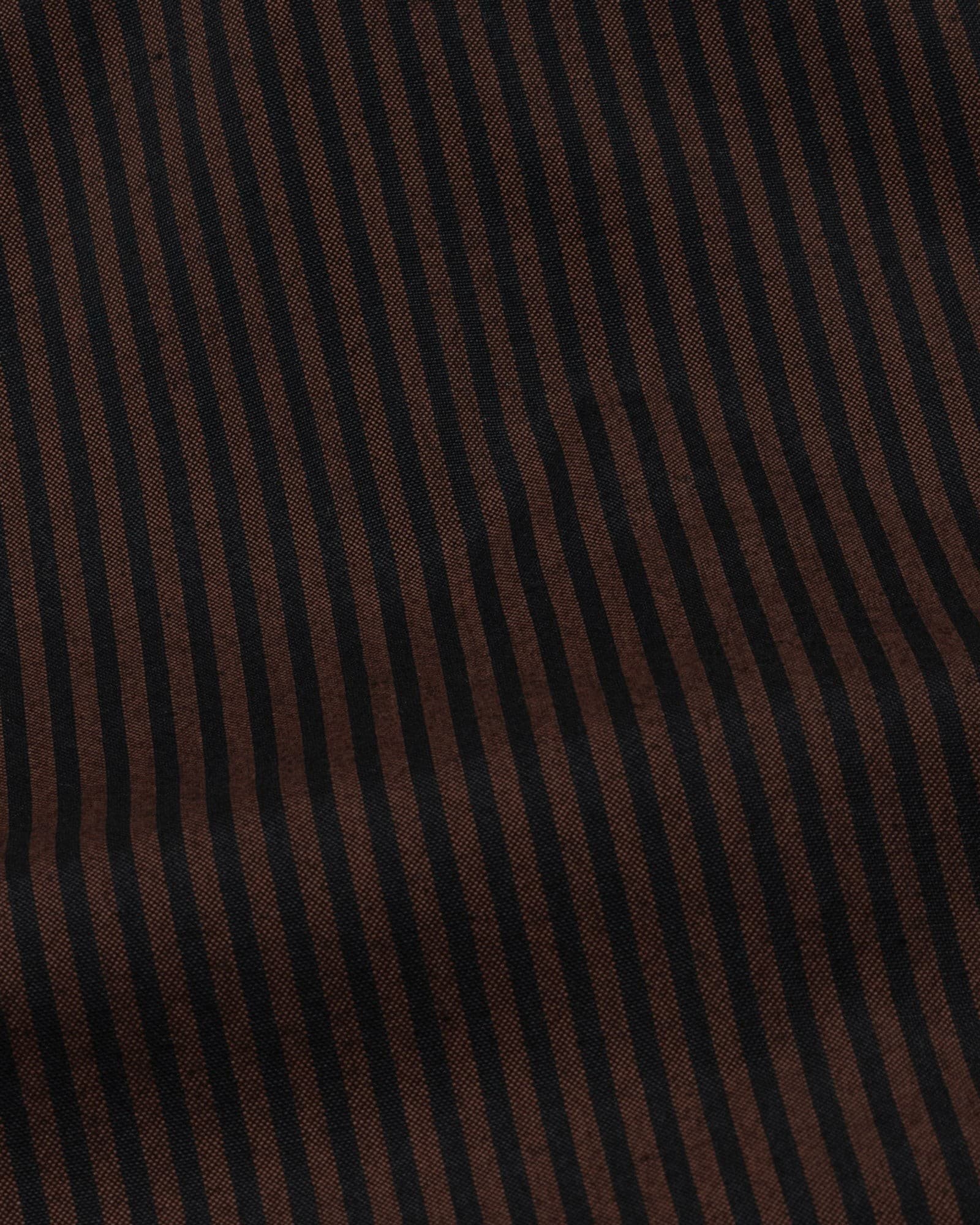 Destiny Brown Stripes Oxford Cotton Shirt
