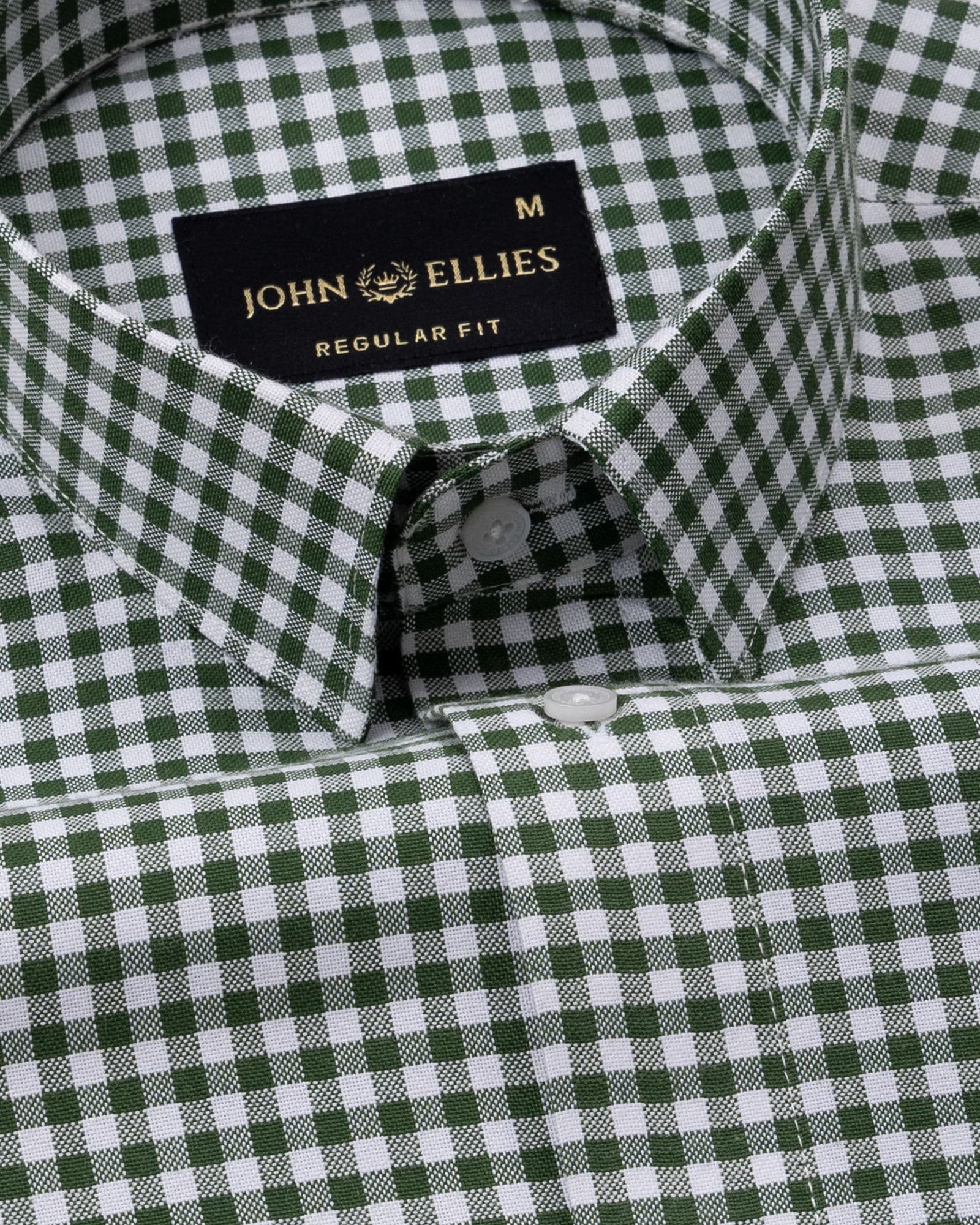 Prascot Green Check Oxford Cotton Shirt